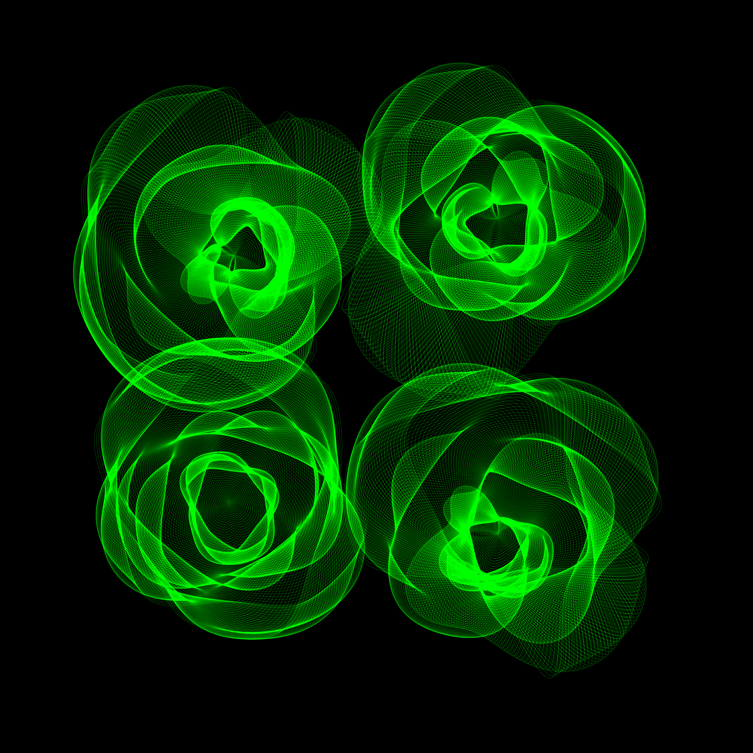 Art Blocks - Art Blocks v2 - Flowers #2550 - NFT # 116002550