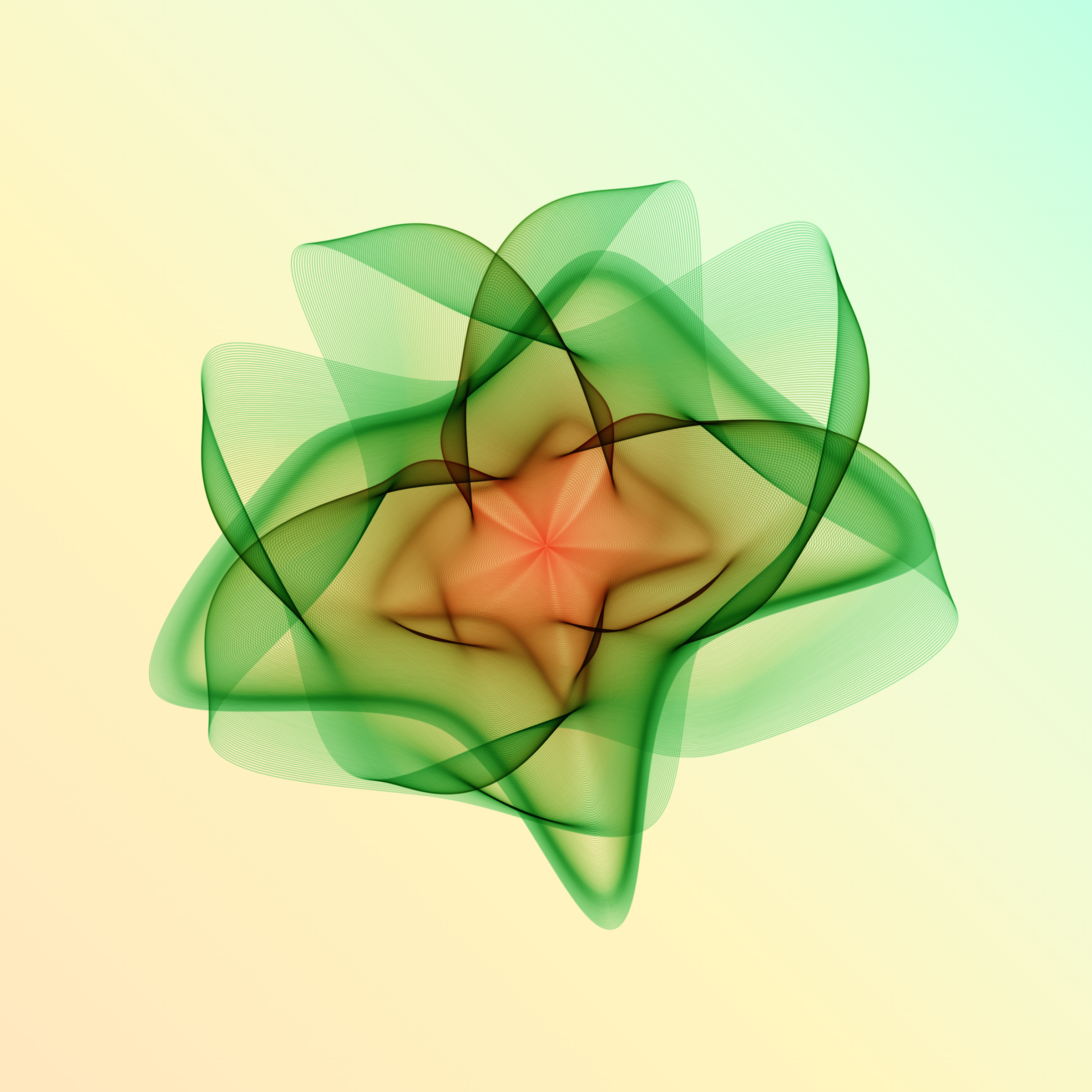 Art Blocks - Art Blocks v2 - Flowers #2554 - NFT # 116002554