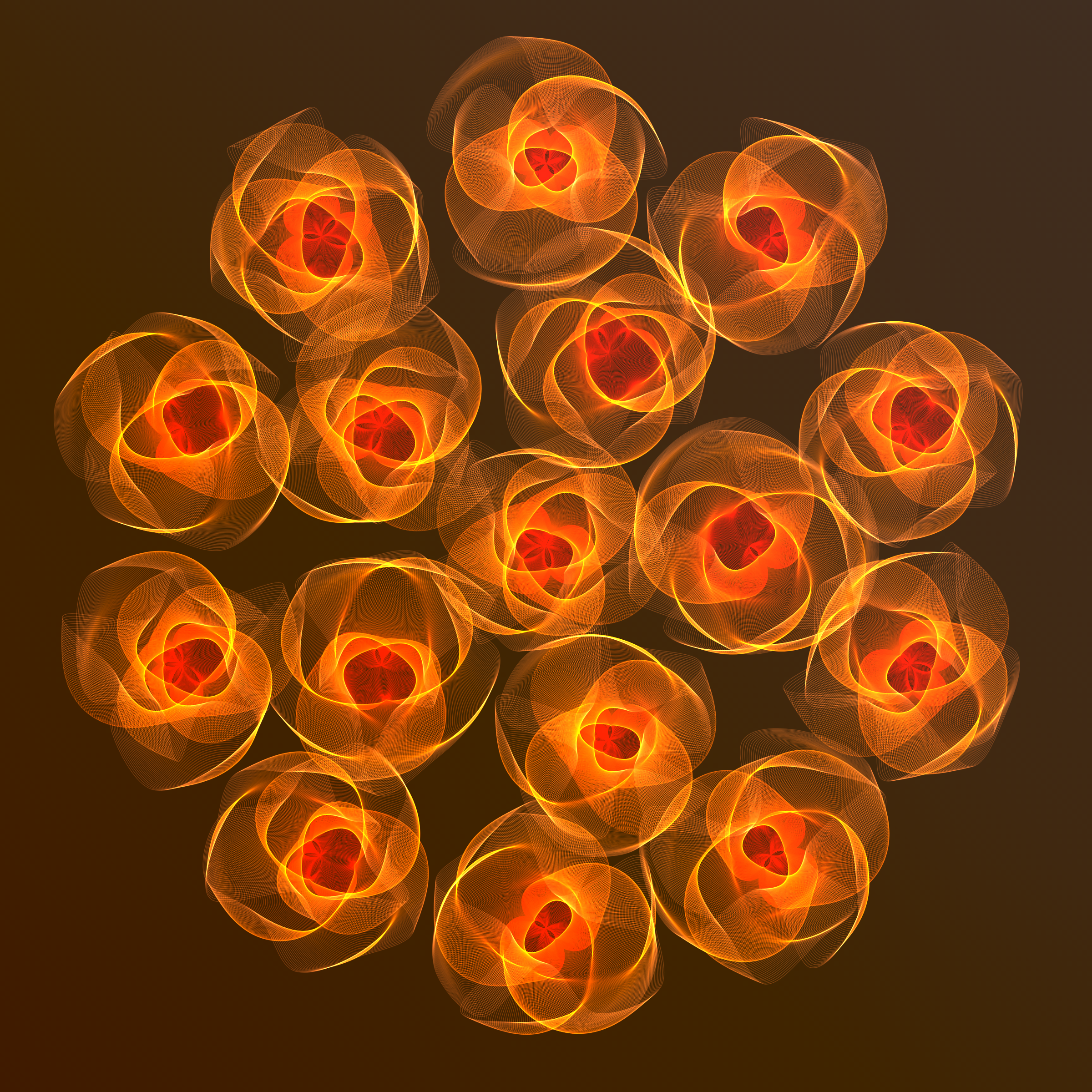 Art Blocks - Art Blocks v2 - Flowers #2561 - NFT # 116002561