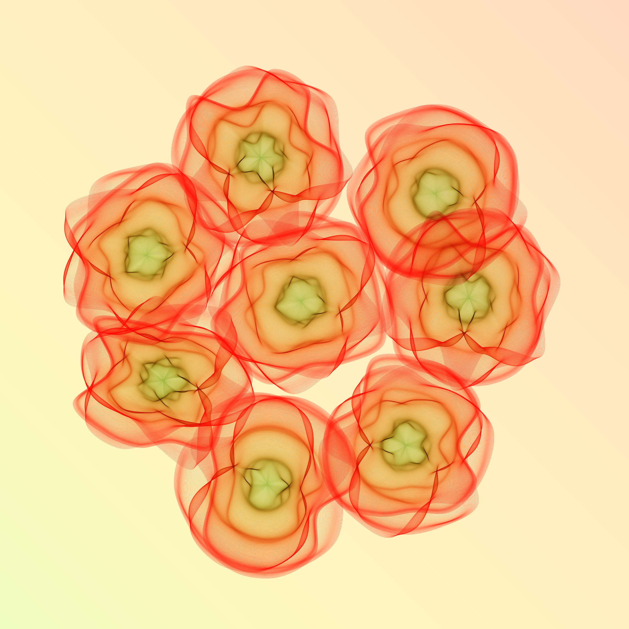 Art Blocks - Art Blocks v2 - Flowers #2568 - NFT # 116002568