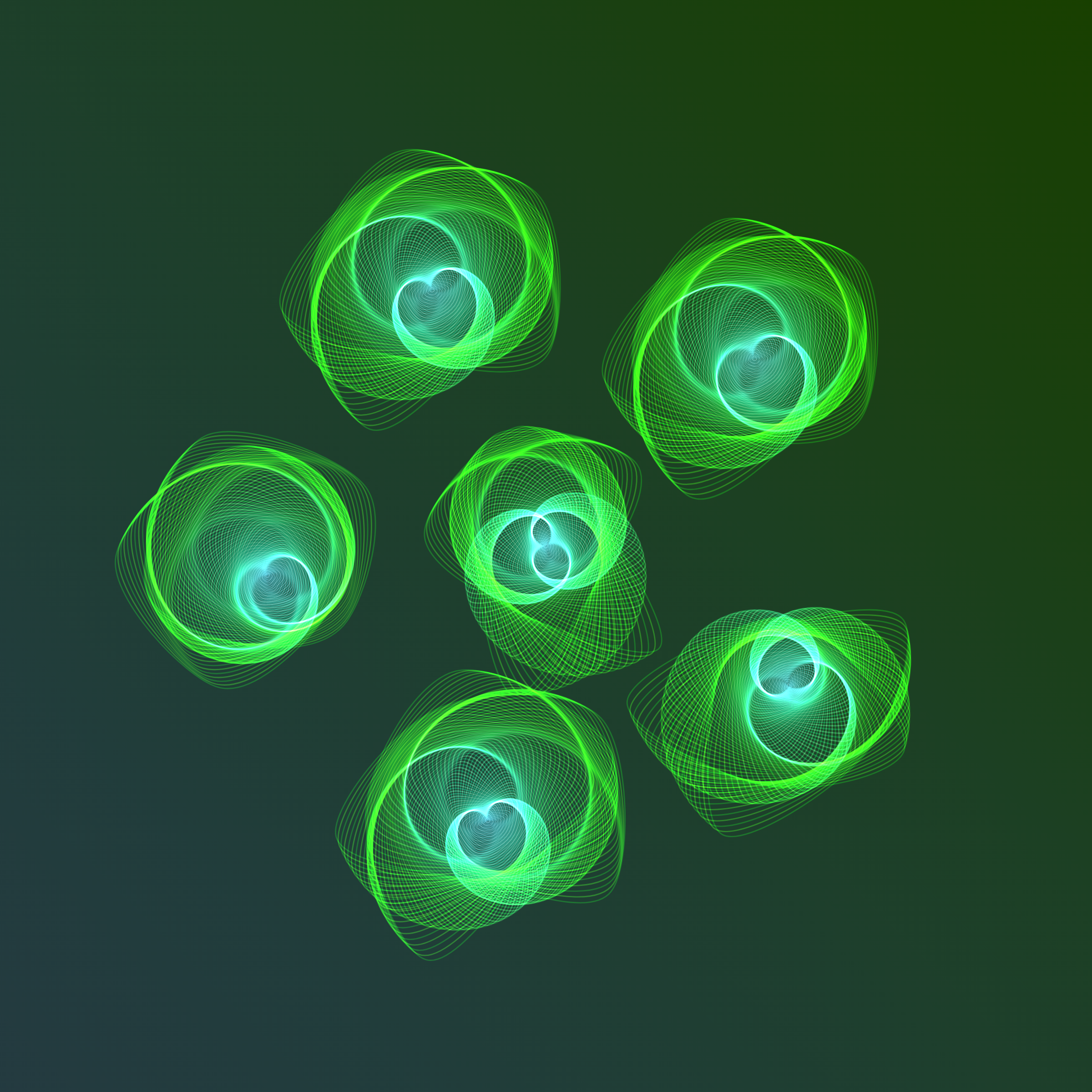 Art Blocks - Art Blocks v2 - Flowers #2572 - NFT # 116002572