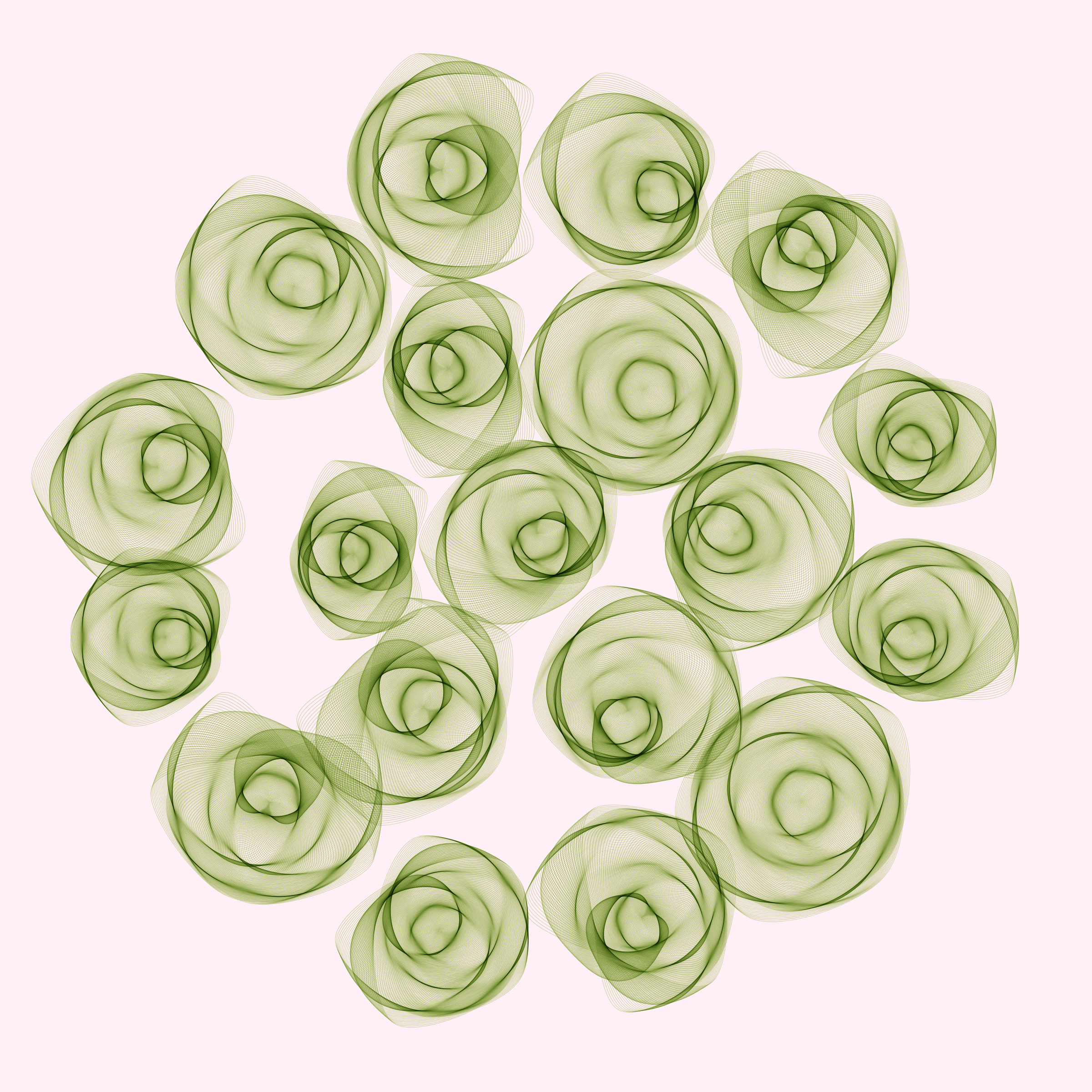 Art Blocks - Art Blocks v2 - Flowers #2574 - NFT # 116002574