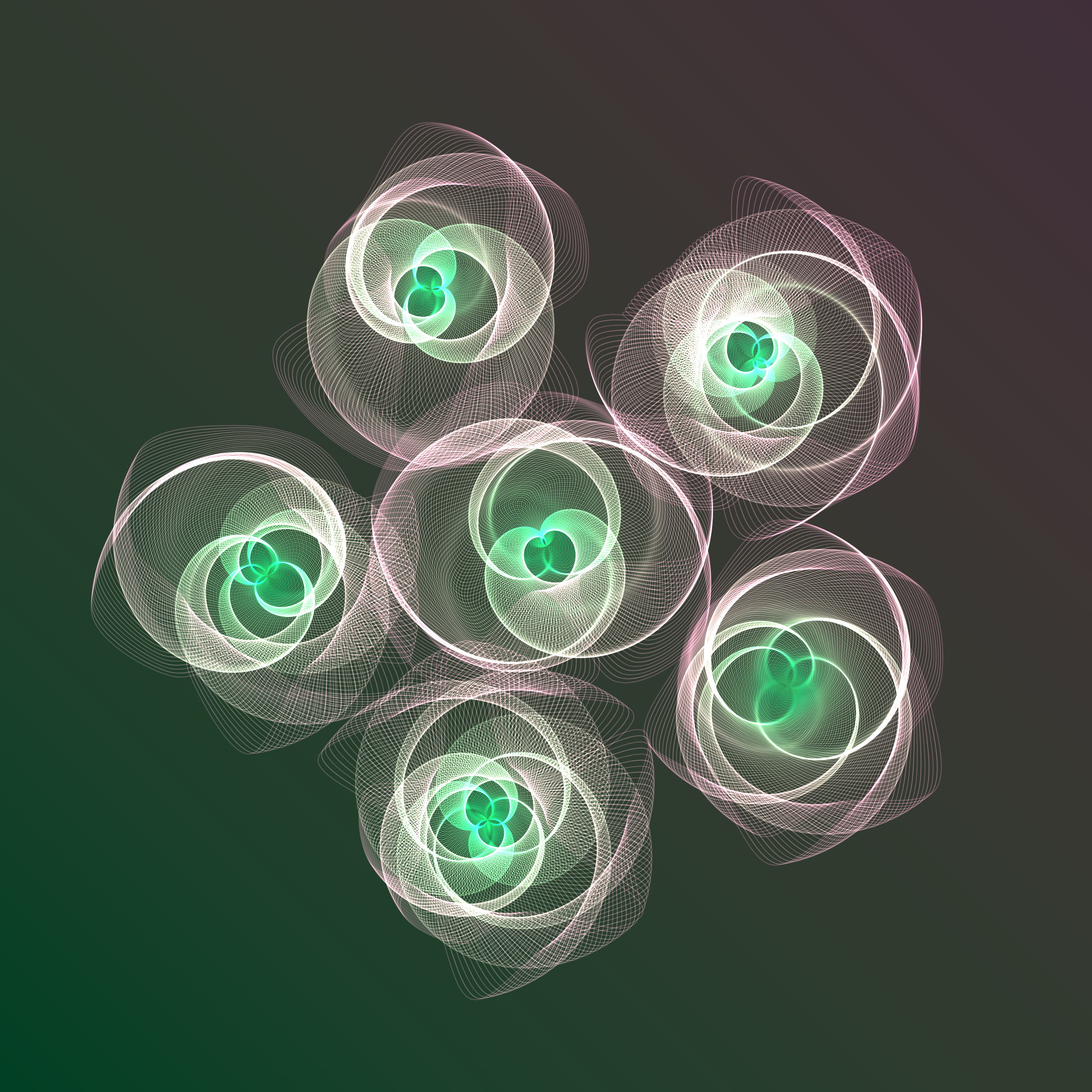 Art Blocks - Art Blocks v2 - Flowers #2576 - NFT # 116002576