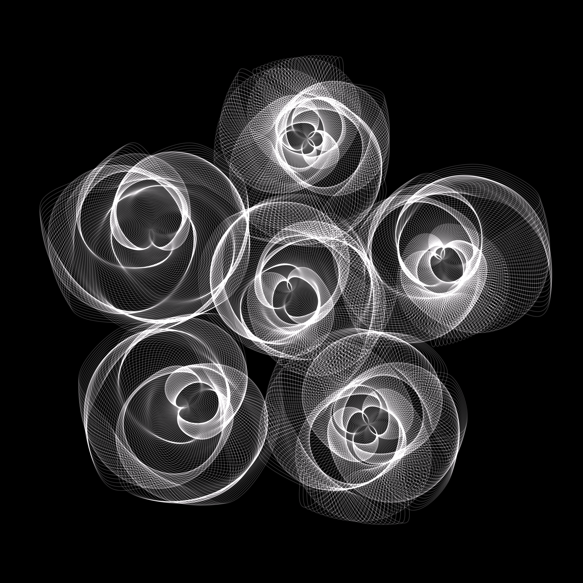 Art Blocks - Art Blocks v2 - Flowers #2587 - NFT # 116002587