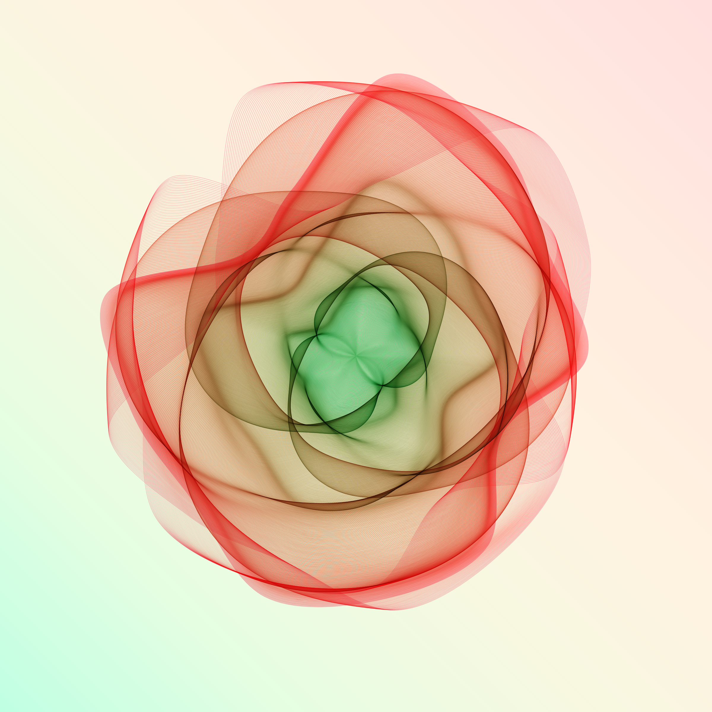 Art Blocks - Art Blocks v2 - Flowers #2593 - NFT # 116002593