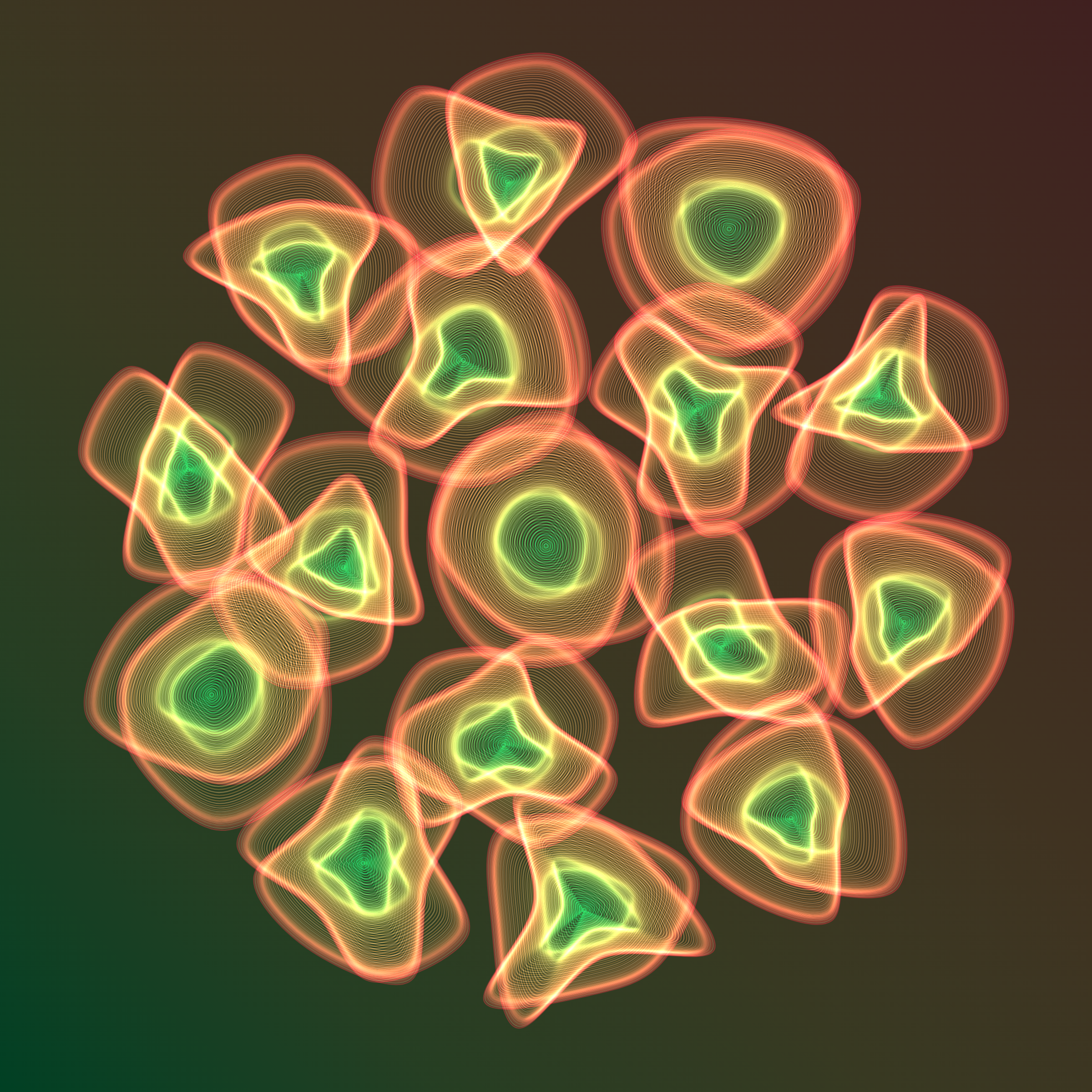 Art Blocks - Art Blocks v2 - Flowers #2596 - NFT # 116002596