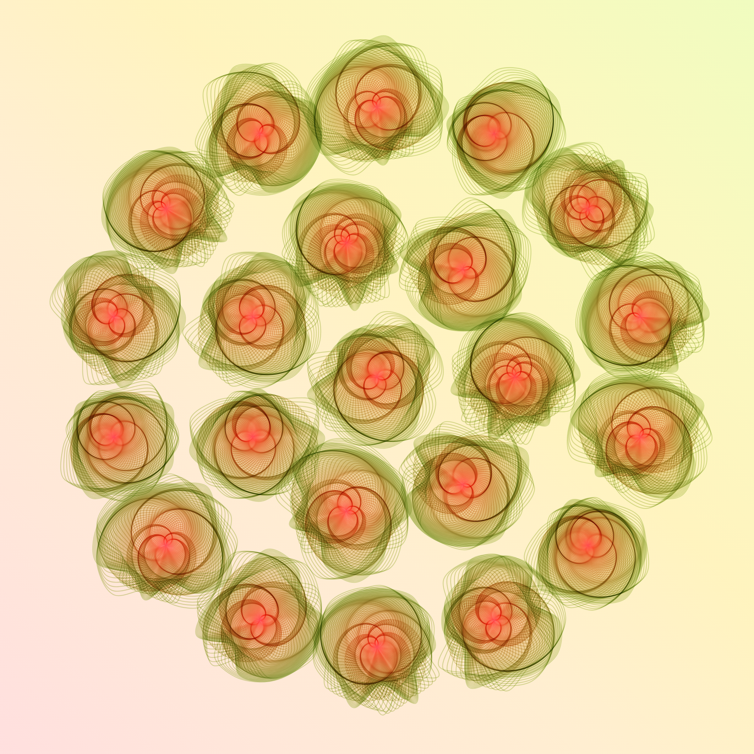 Art Blocks - Art Blocks v2 - Flowers #2600 - NFT # 116002600