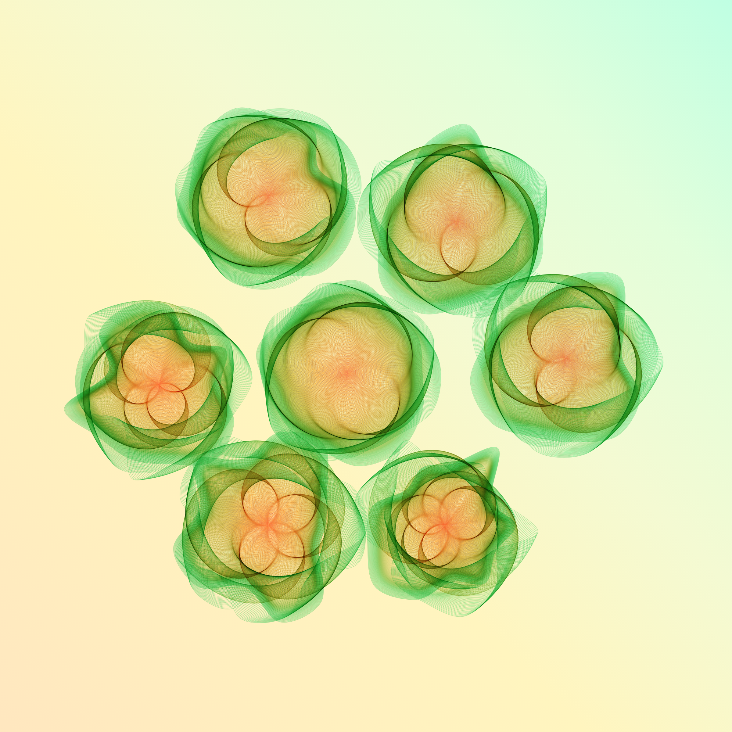 Art Blocks - Art Blocks v2 - Flowers #2609 - NFT # 116002609