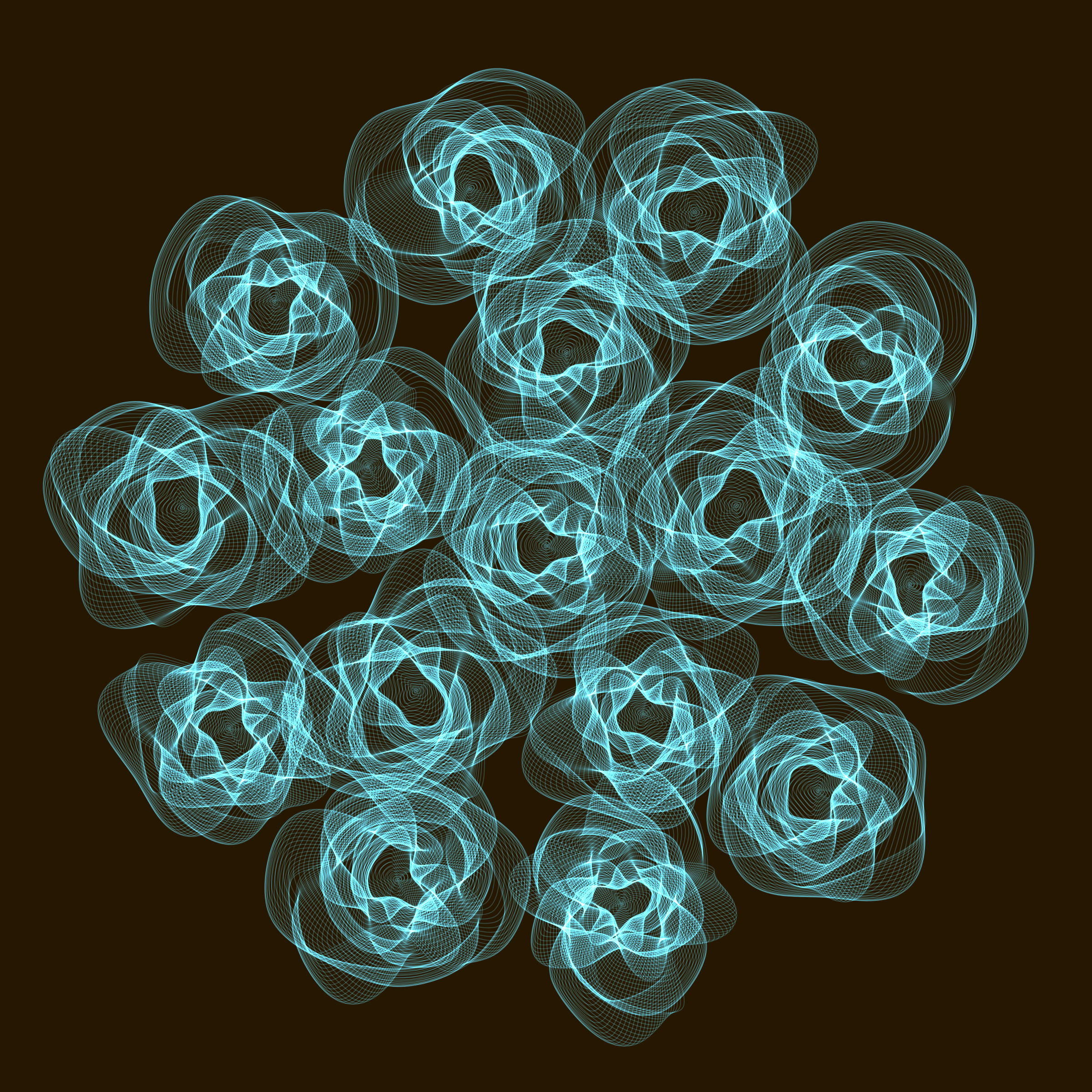 Art Blocks - Art Blocks v2 - Flowers #2610 - NFT # 116002610