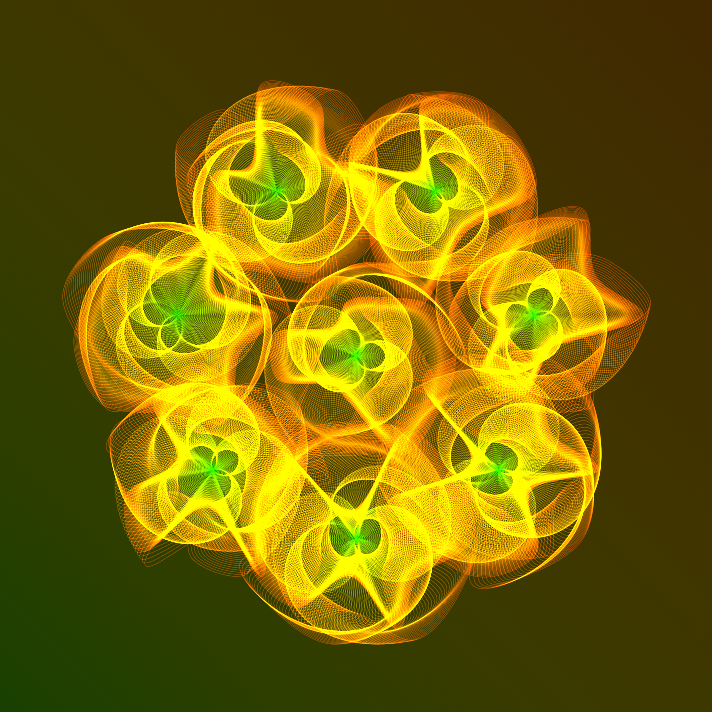 Art Blocks - Art Blocks v2 - Flowers #2611 - NFT # 116002611