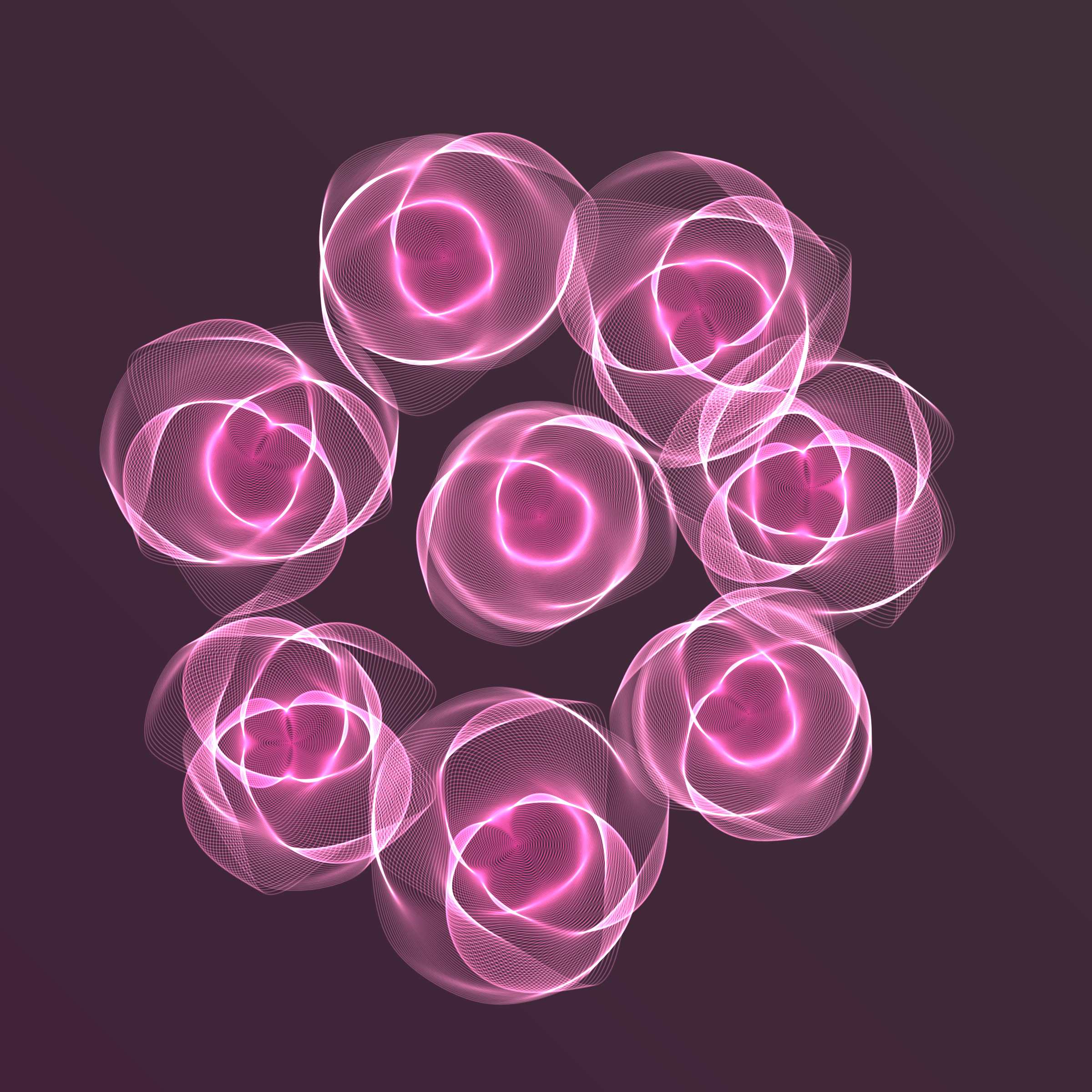 Art Blocks - Art Blocks v2 - Flowers #2619 - NFT # 116002619