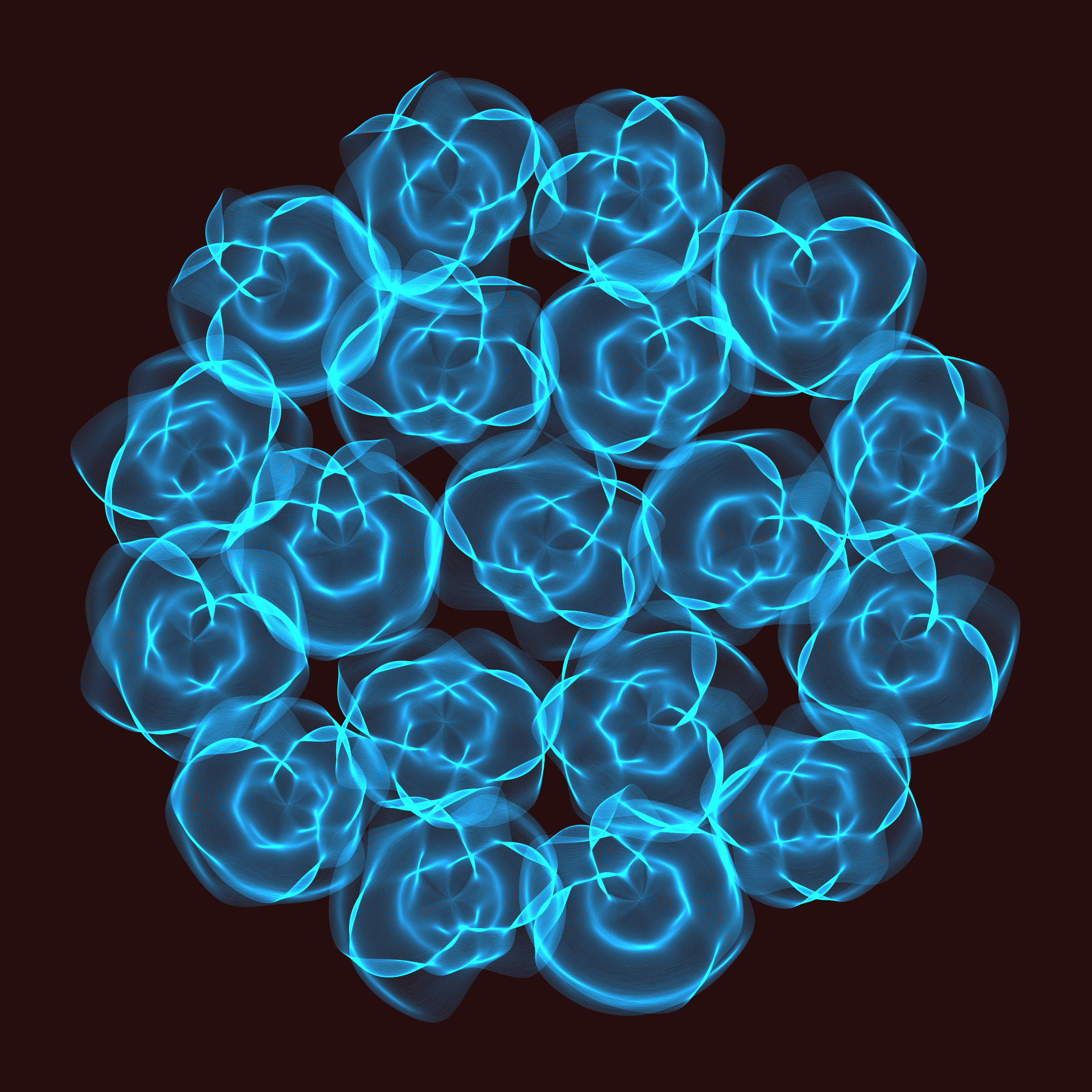 Art Blocks - Art Blocks v2 - Flowers #2628 - NFT # 116002628