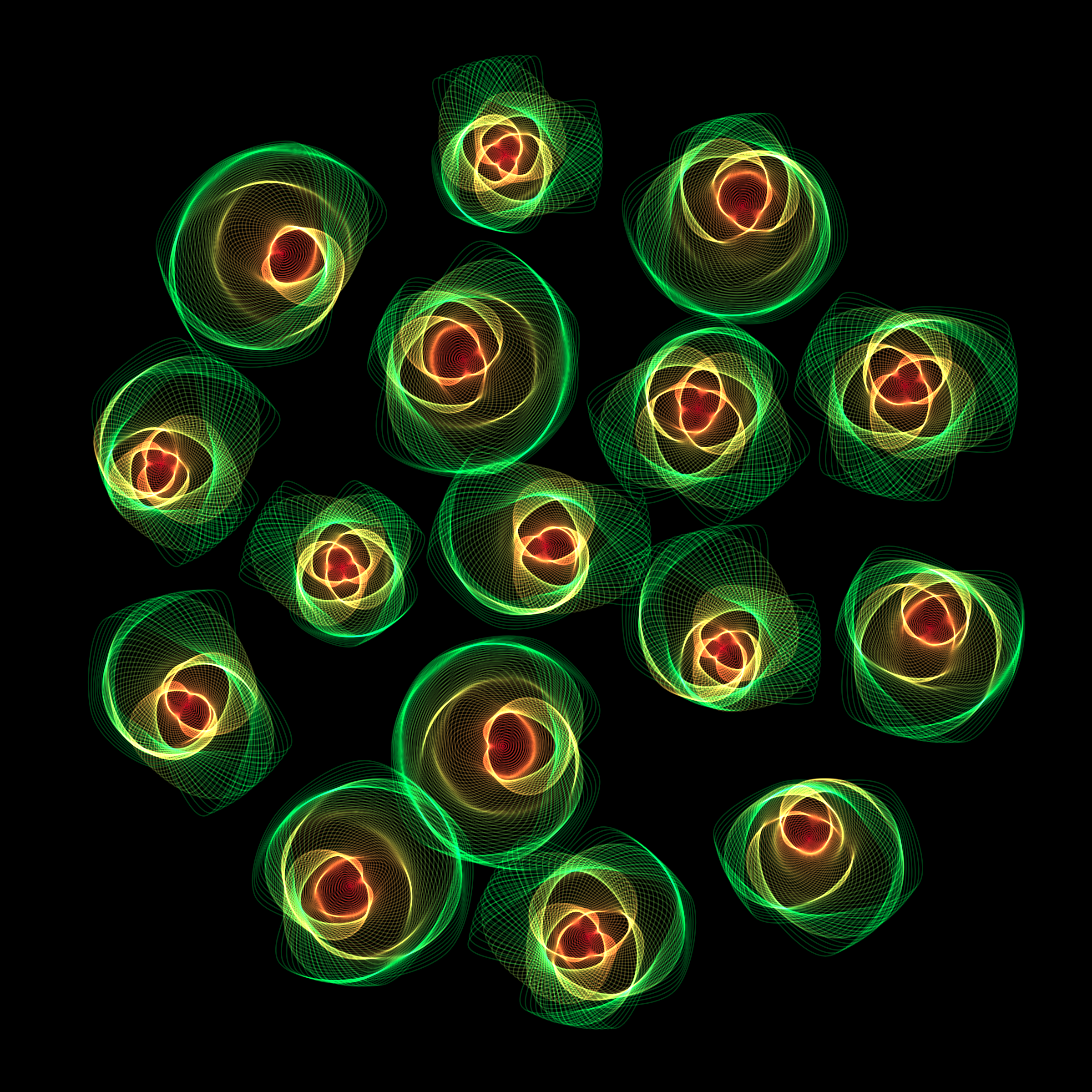 Art Blocks - Art Blocks v2 - Flowers #2637 - NFT # 116002637