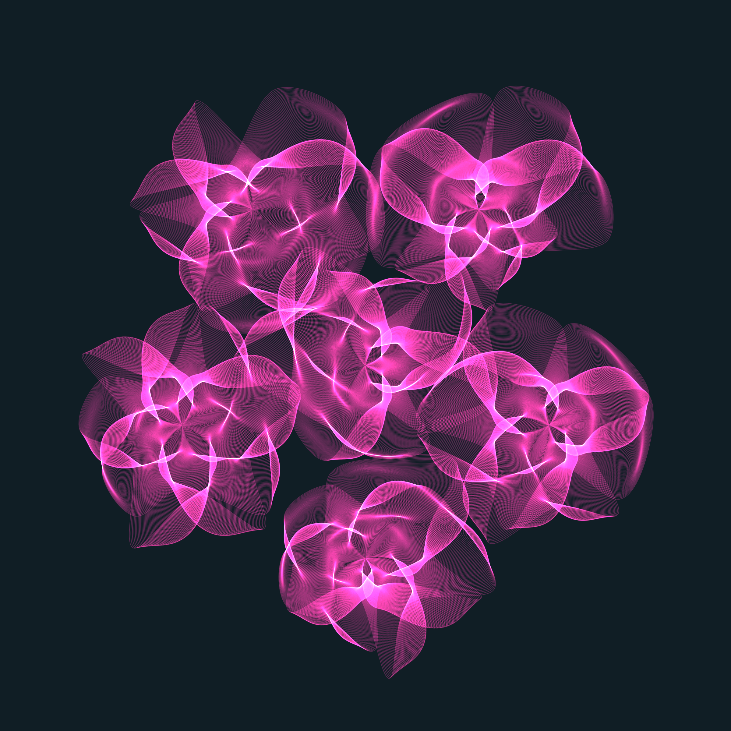 Art Blocks - Art Blocks v2 - Flowers #2647 - NFT # 116002647