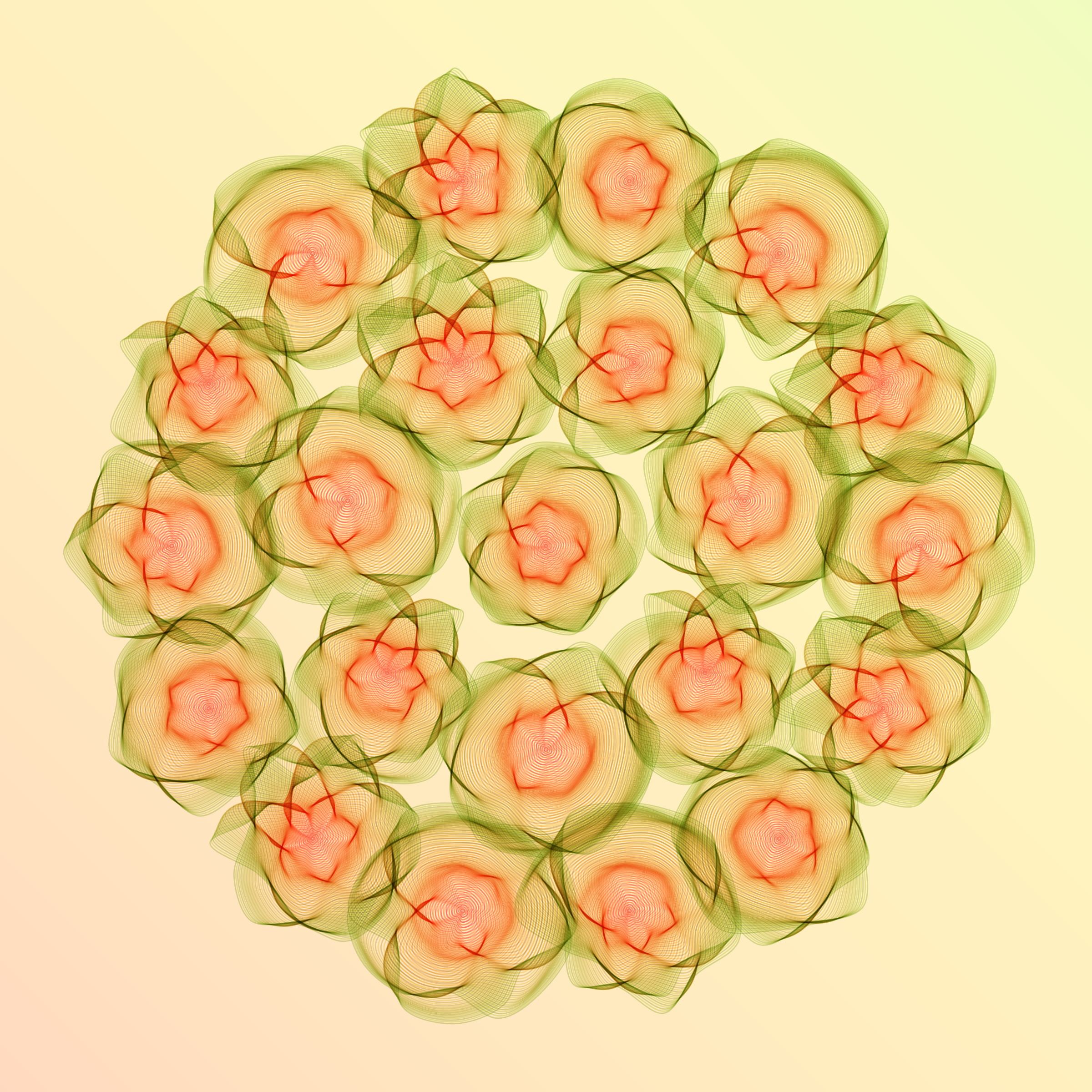 Art Blocks - Art Blocks v2 - Flowers #2671 - NFT # 116002671