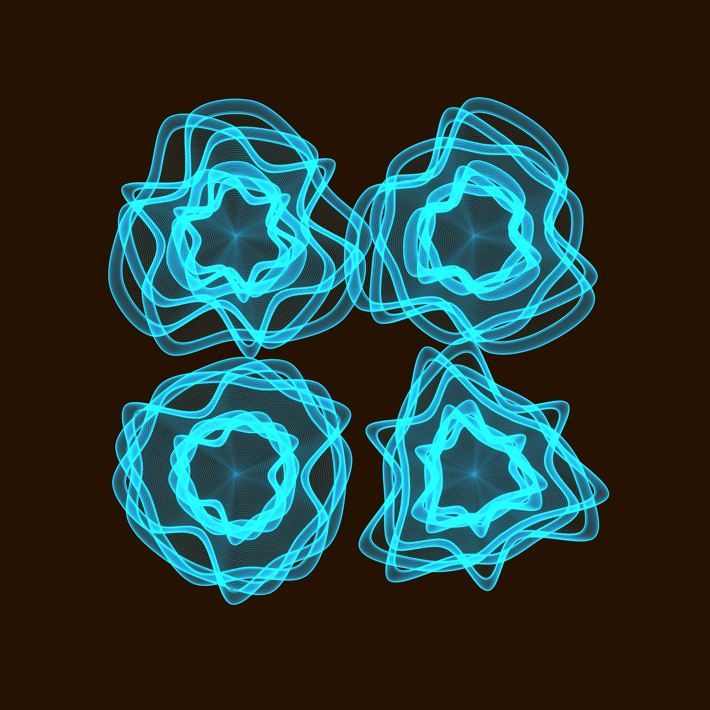 Art Blocks - Art Blocks v2 - Flowers #2673 - NFT # 116002673