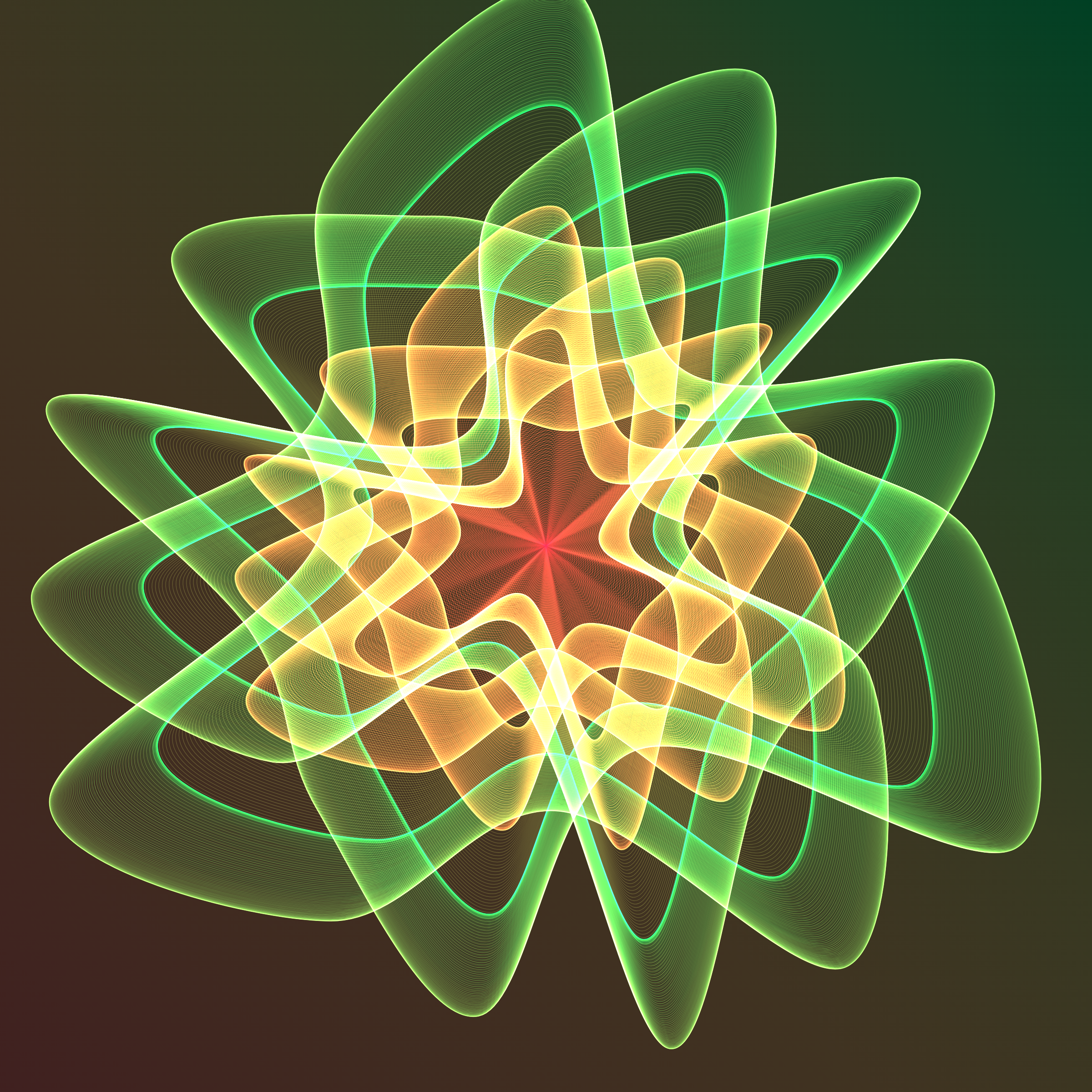 Art Blocks - Art Blocks v2 - Flowers #2678 - NFT # 116002678