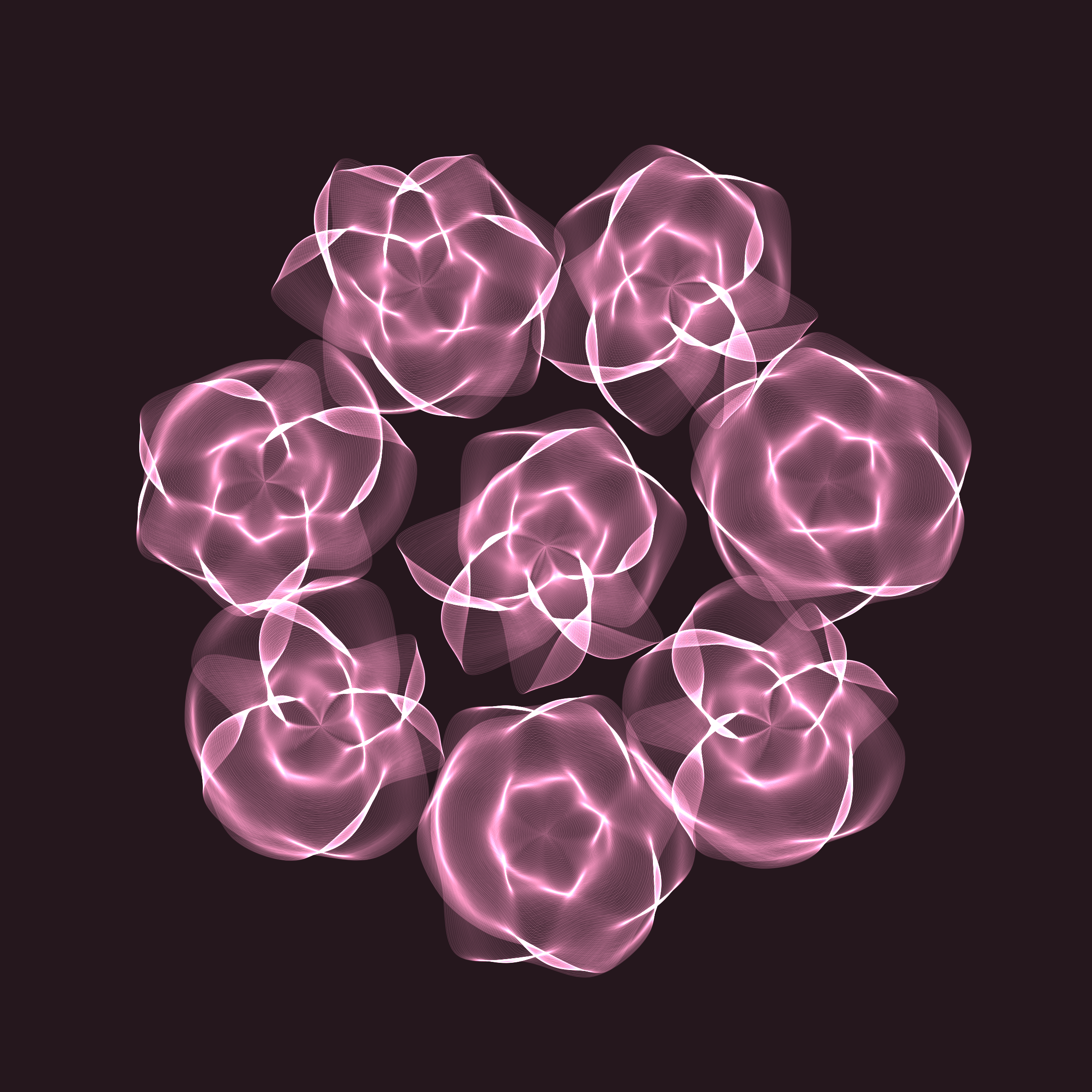 Art Blocks - Art Blocks v2 - Flowers #2703 - NFT # 116002703