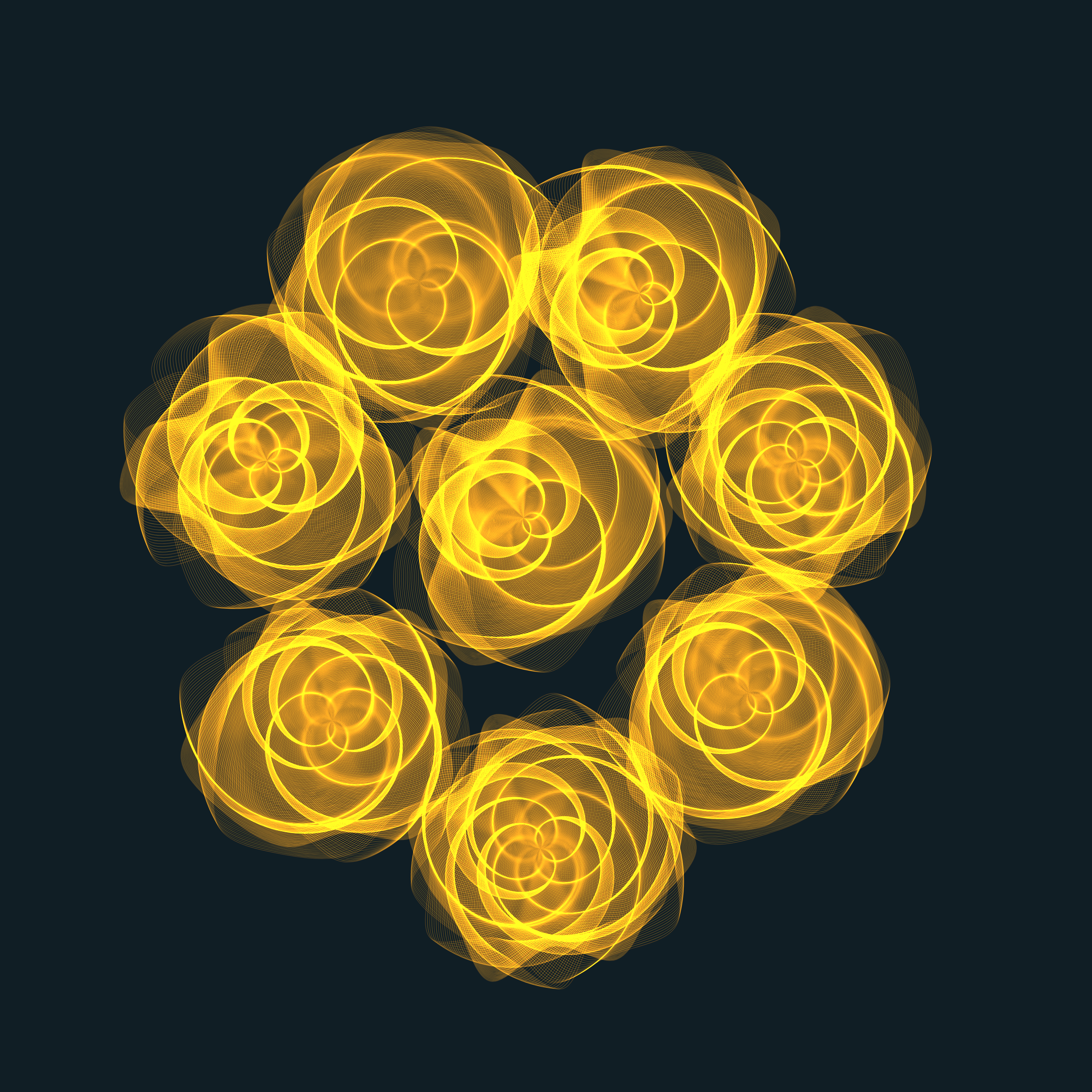 Art Blocks - Art Blocks v2 - Flowers #2721 - NFT # 116002721