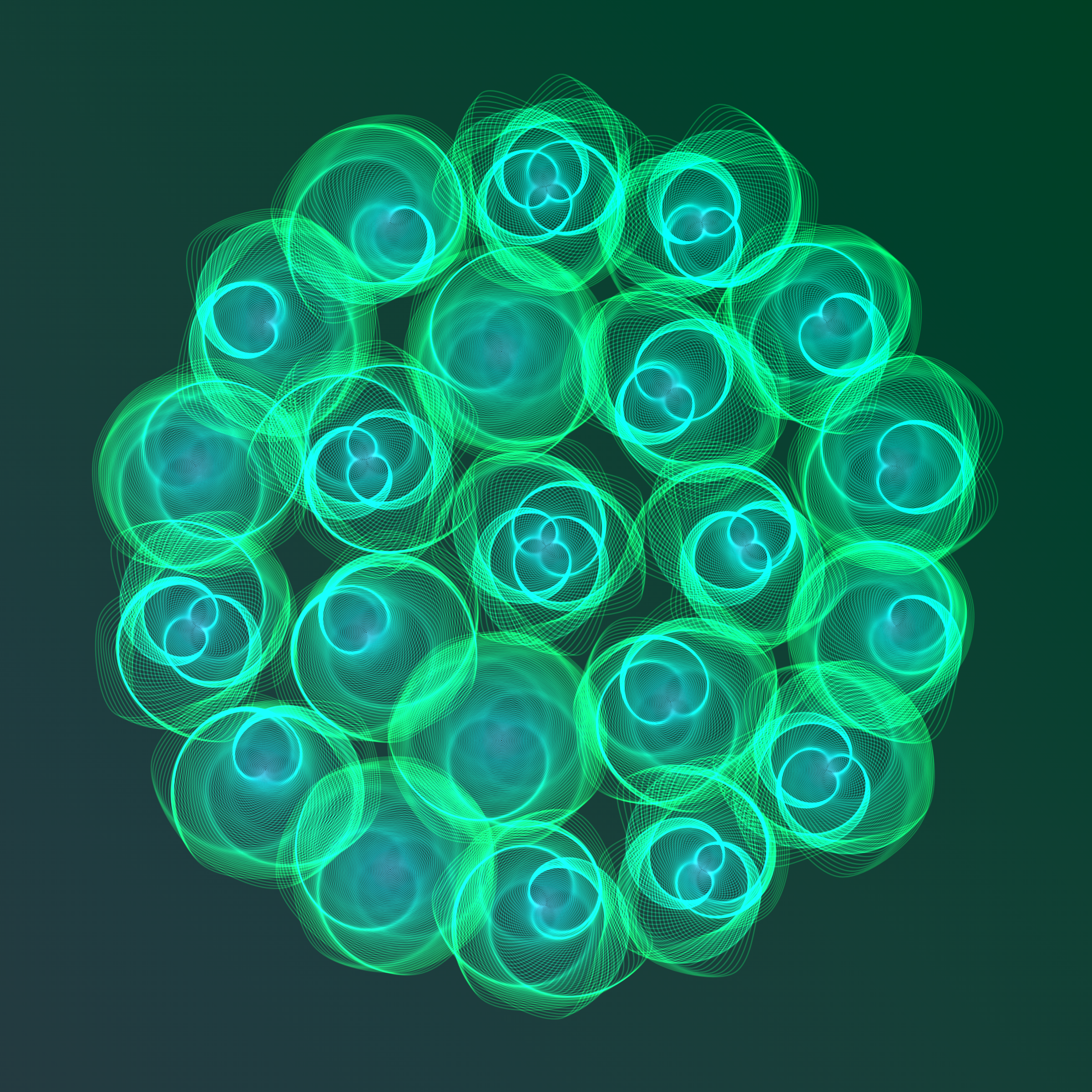 Art Blocks - Art Blocks v2 - Flowers #2745 - NFT # 116002745