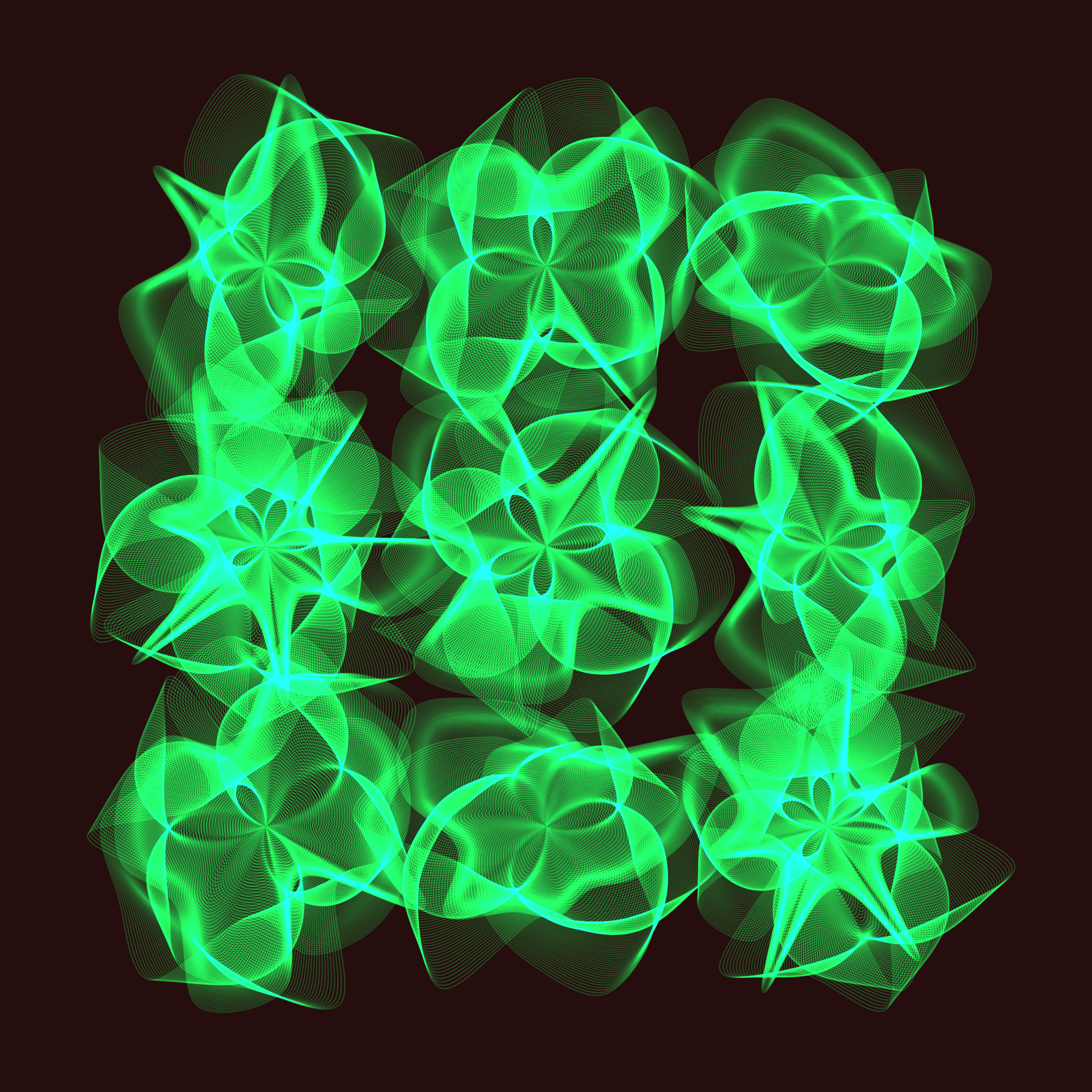 Art Blocks - Art Blocks v2 - Flowers #2790 - NFT # 116002790