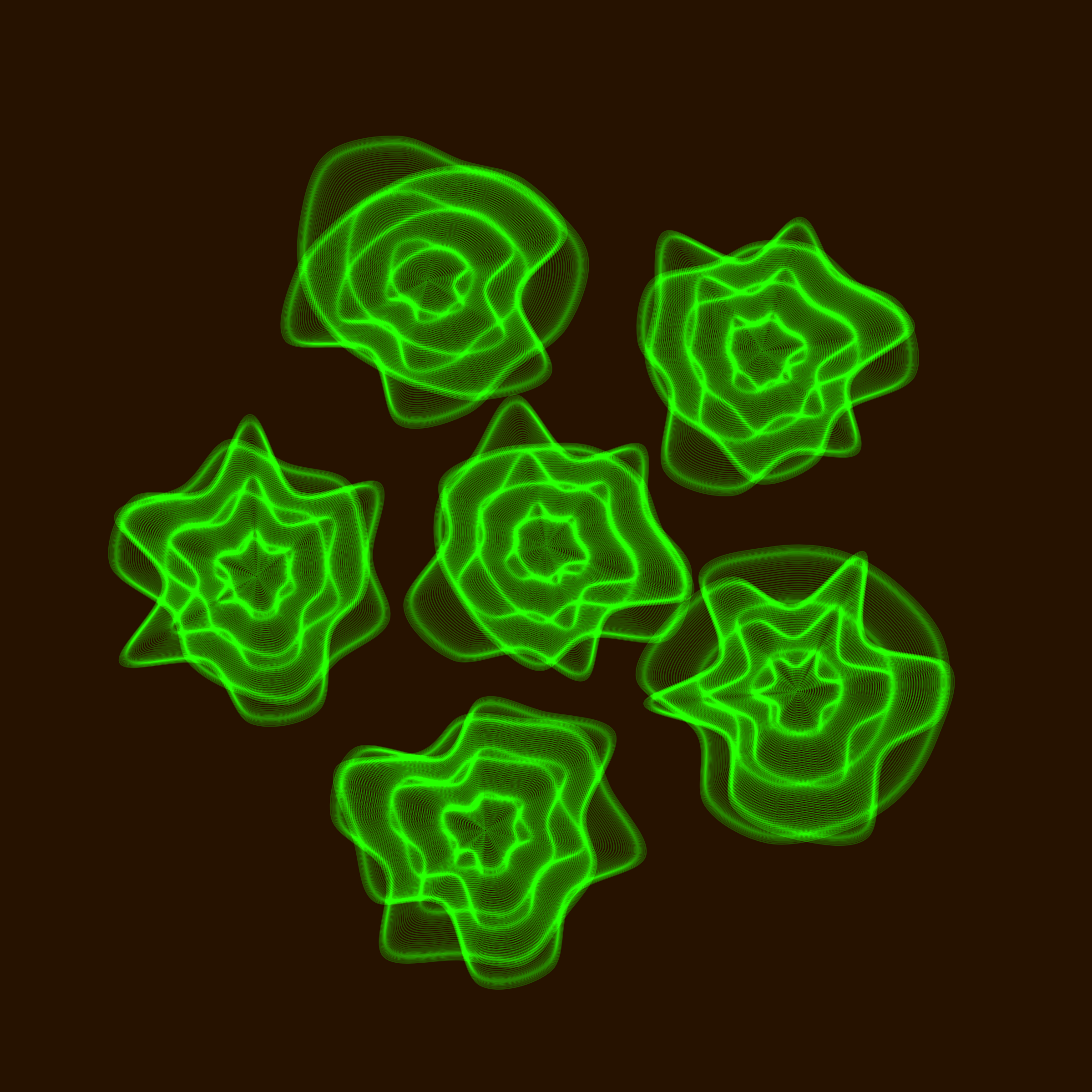 Art Blocks - Art Blocks v2 - Flowers #2804 - NFT # 116002804