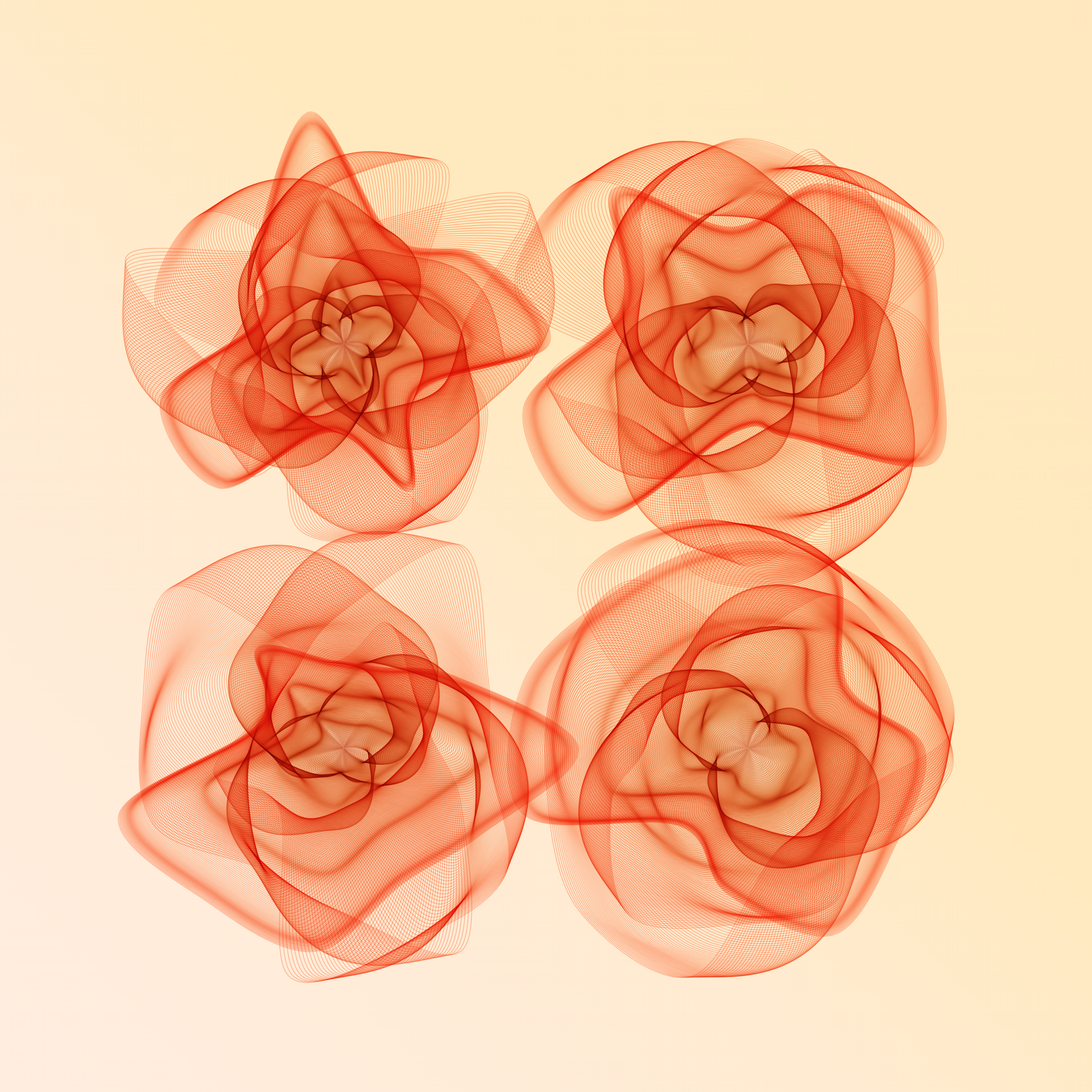 Art Blocks - Art Blocks v2 - Flowers #2842 - NFT # 116002842