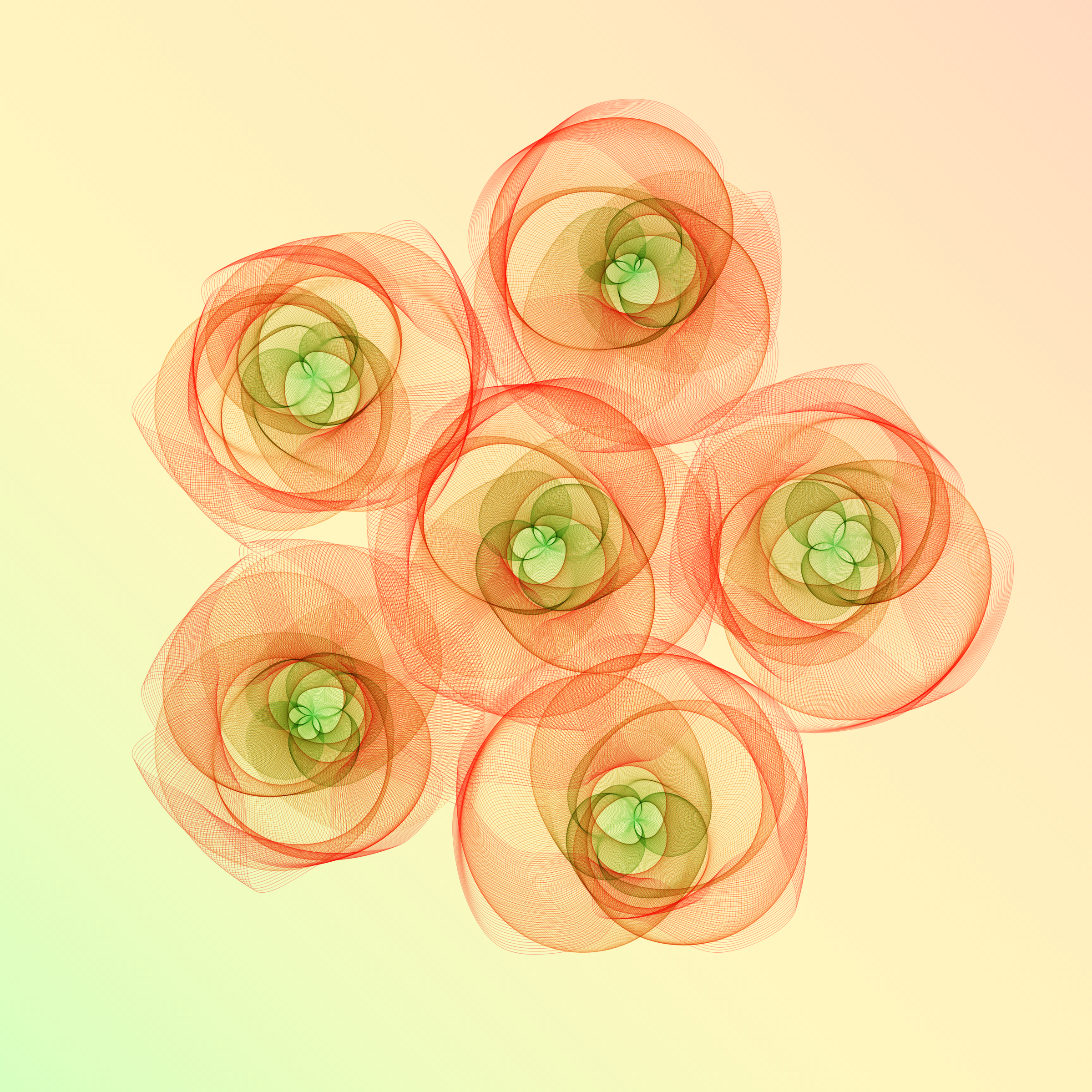 Art Blocks - Art Blocks v2 - Flowers #2852 - NFT # 116002852