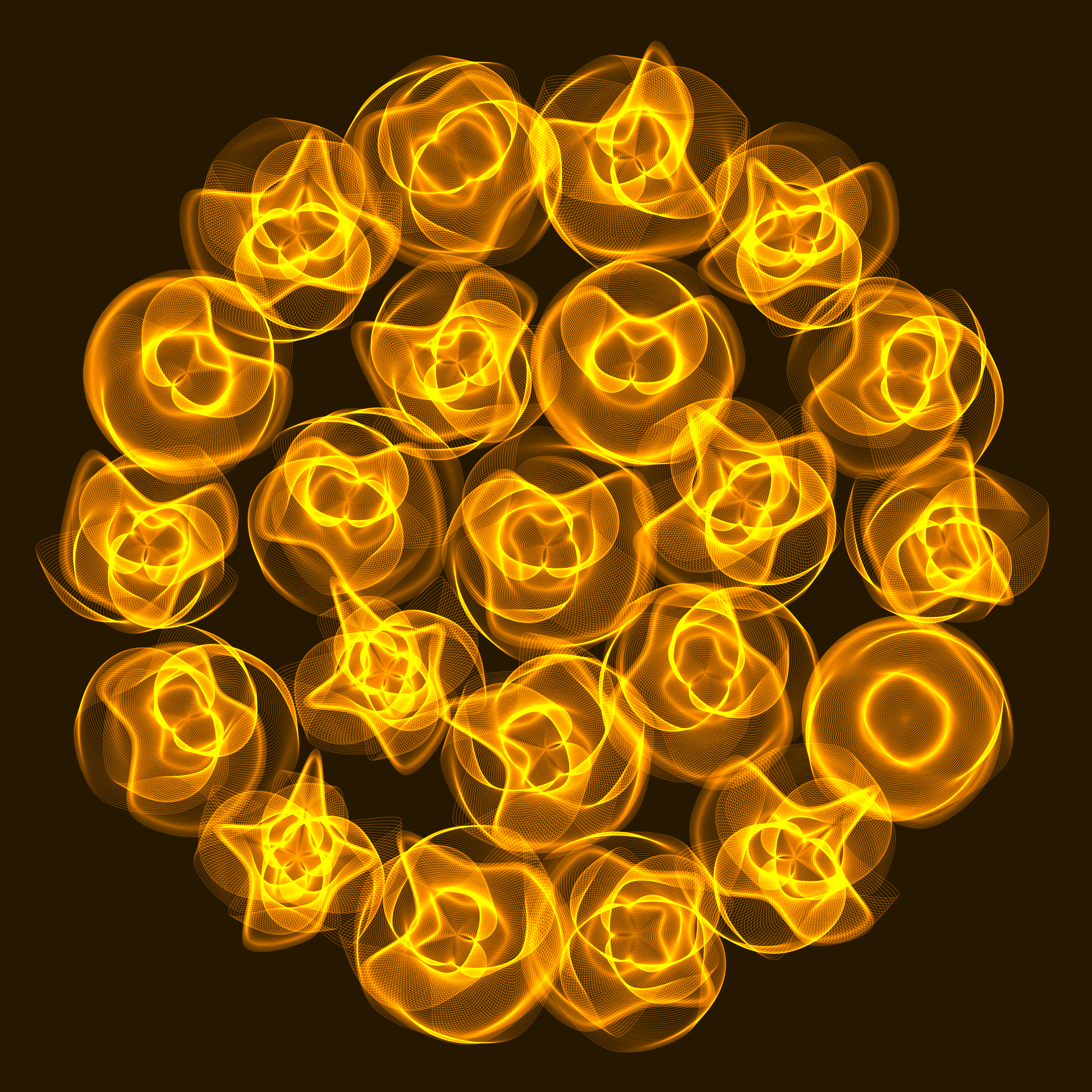 Art Blocks - Art Blocks v2 - Flowers #2866 - NFT # 116002866