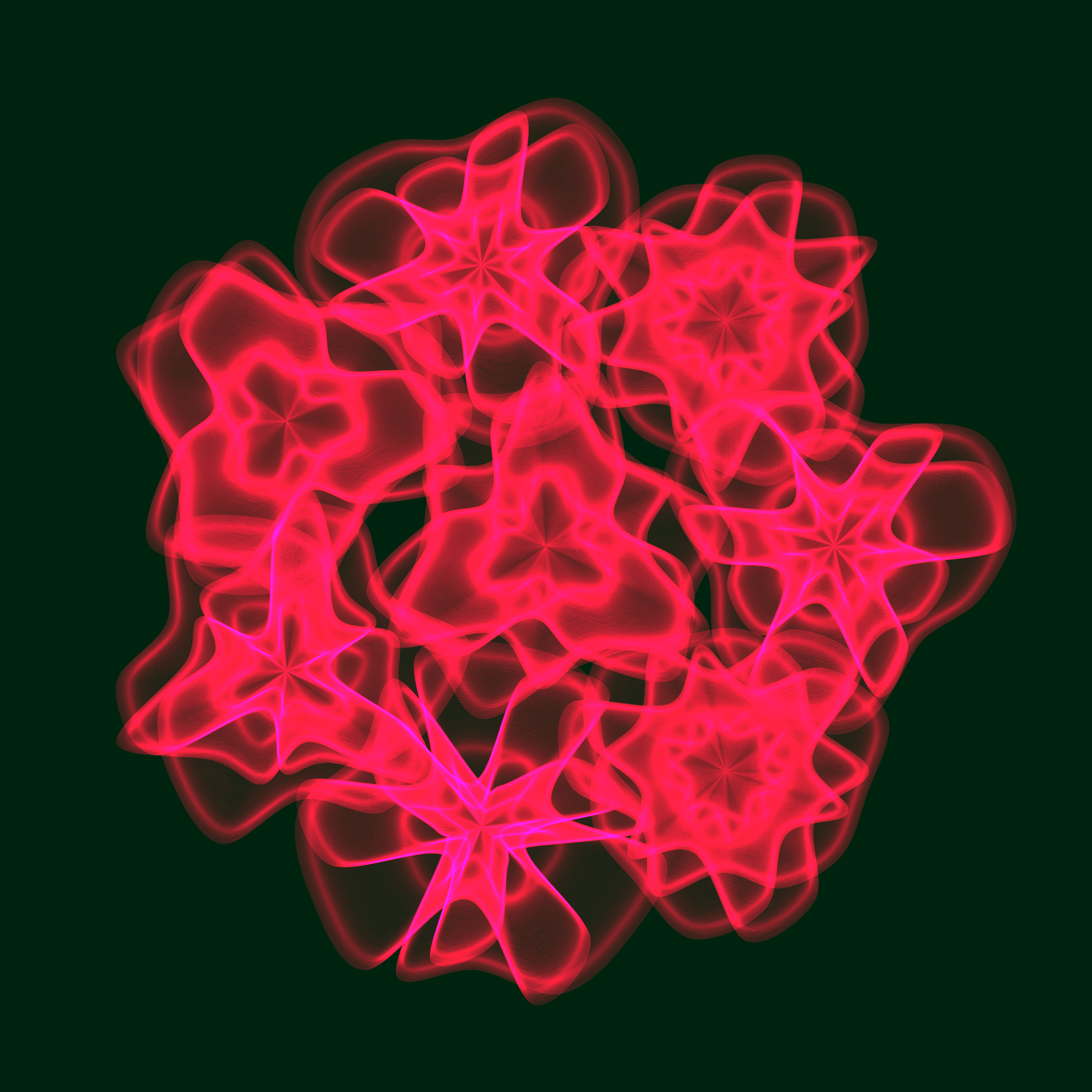 Art Blocks - Art Blocks v2 - Flowers #2883 - NFT # 116002883