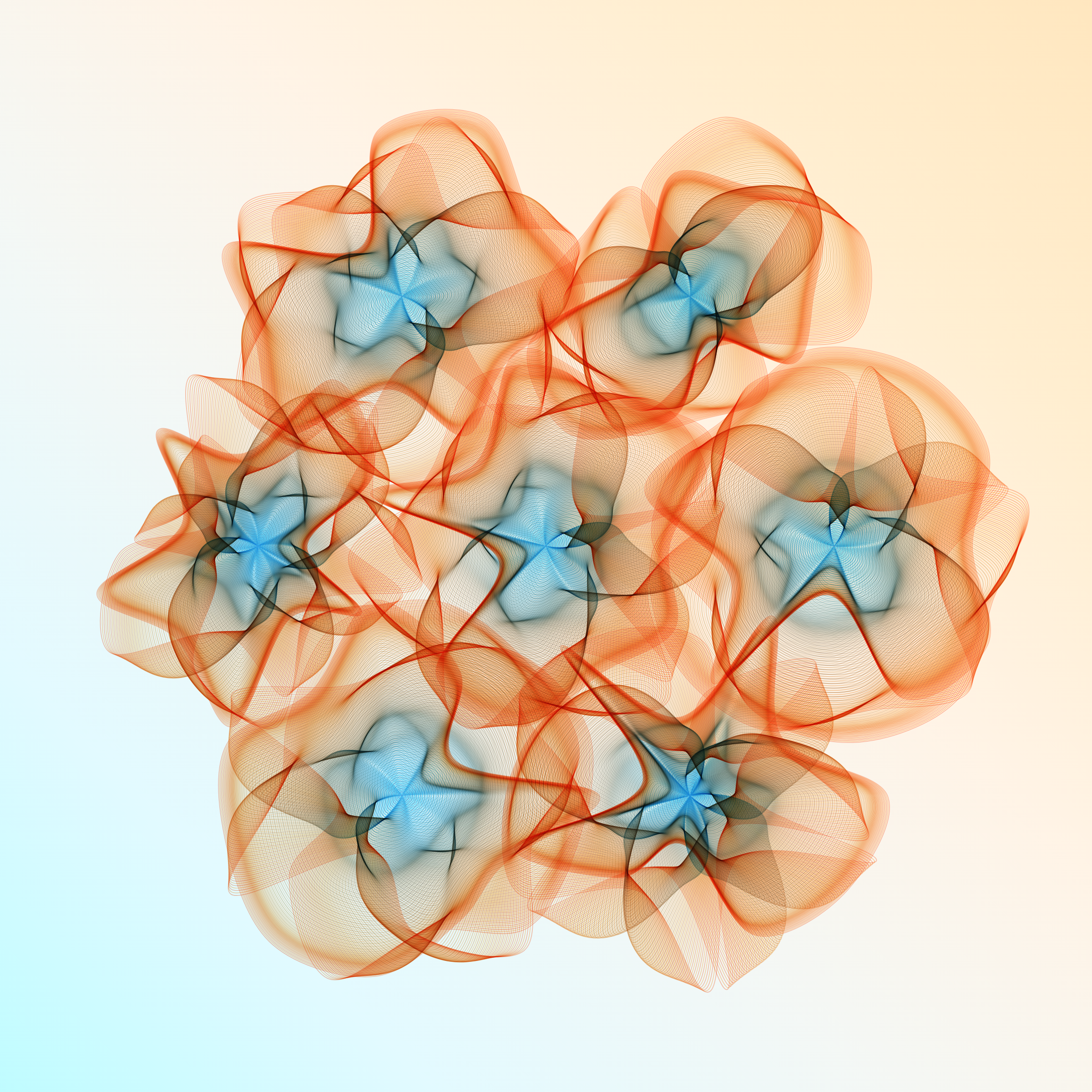 Art Blocks - Art Blocks v2 - Flowers #2954 - NFT # 116002954