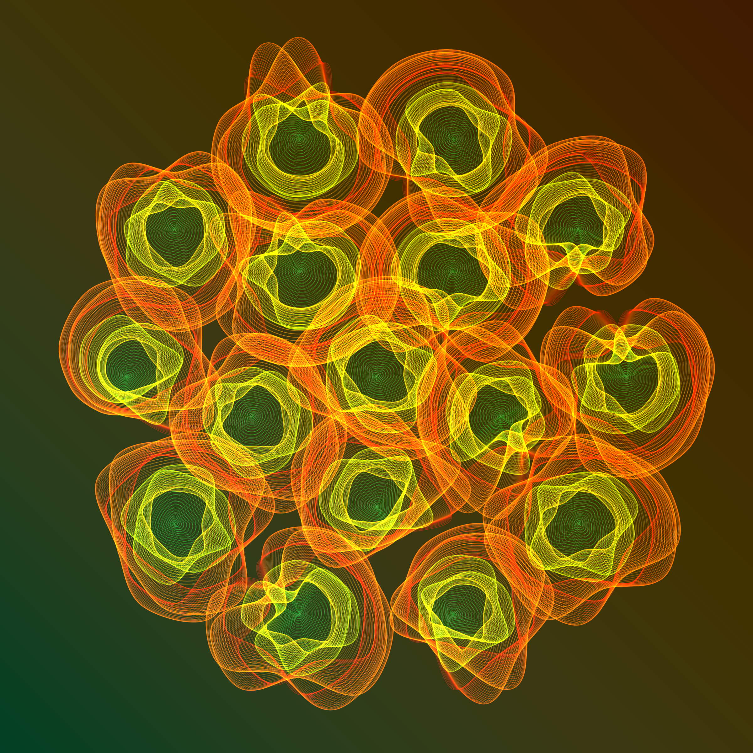 Art Blocks - Art Blocks v2 - Flowers #2974 - NFT # 116002974