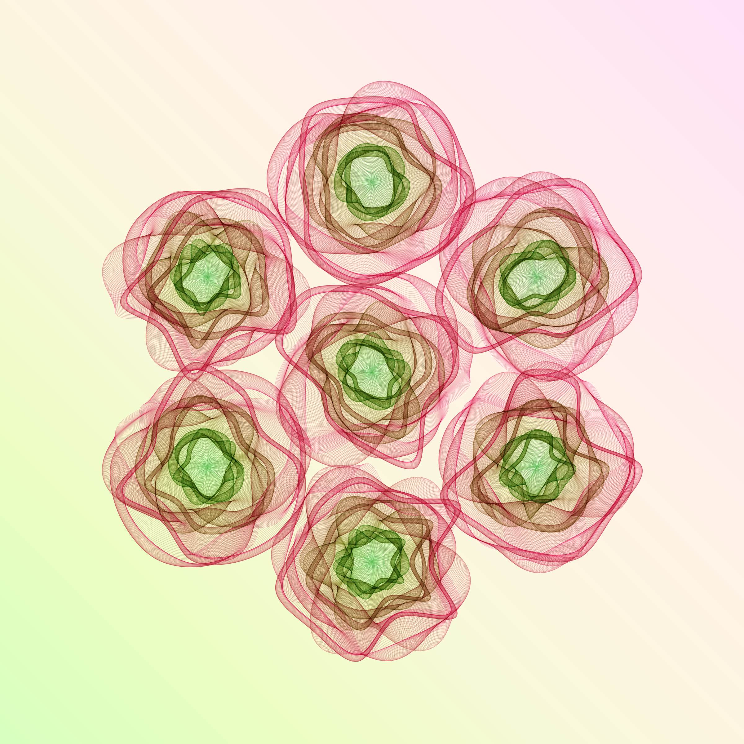 Art Blocks - Art Blocks v2 - Flowers #2979 - NFT # 116002979