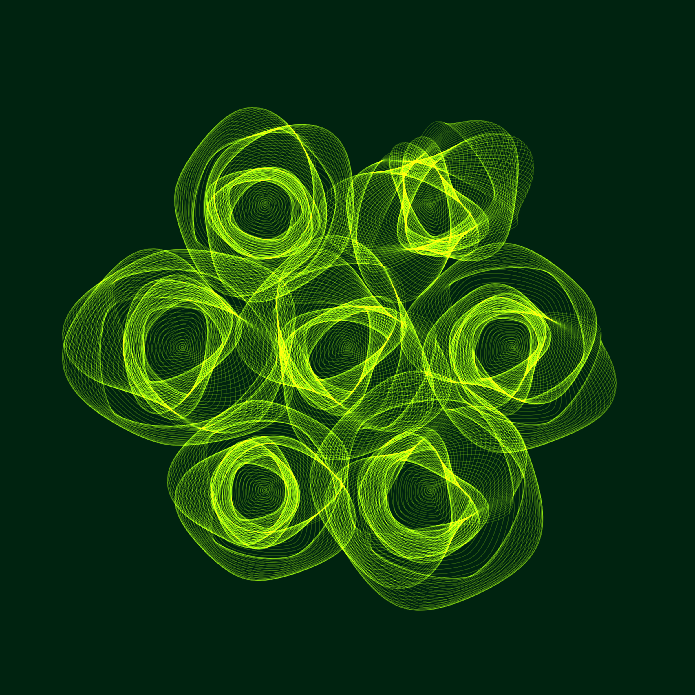 Art Blocks - Art Blocks v2 - Flowers #2980 - NFT # 116002980