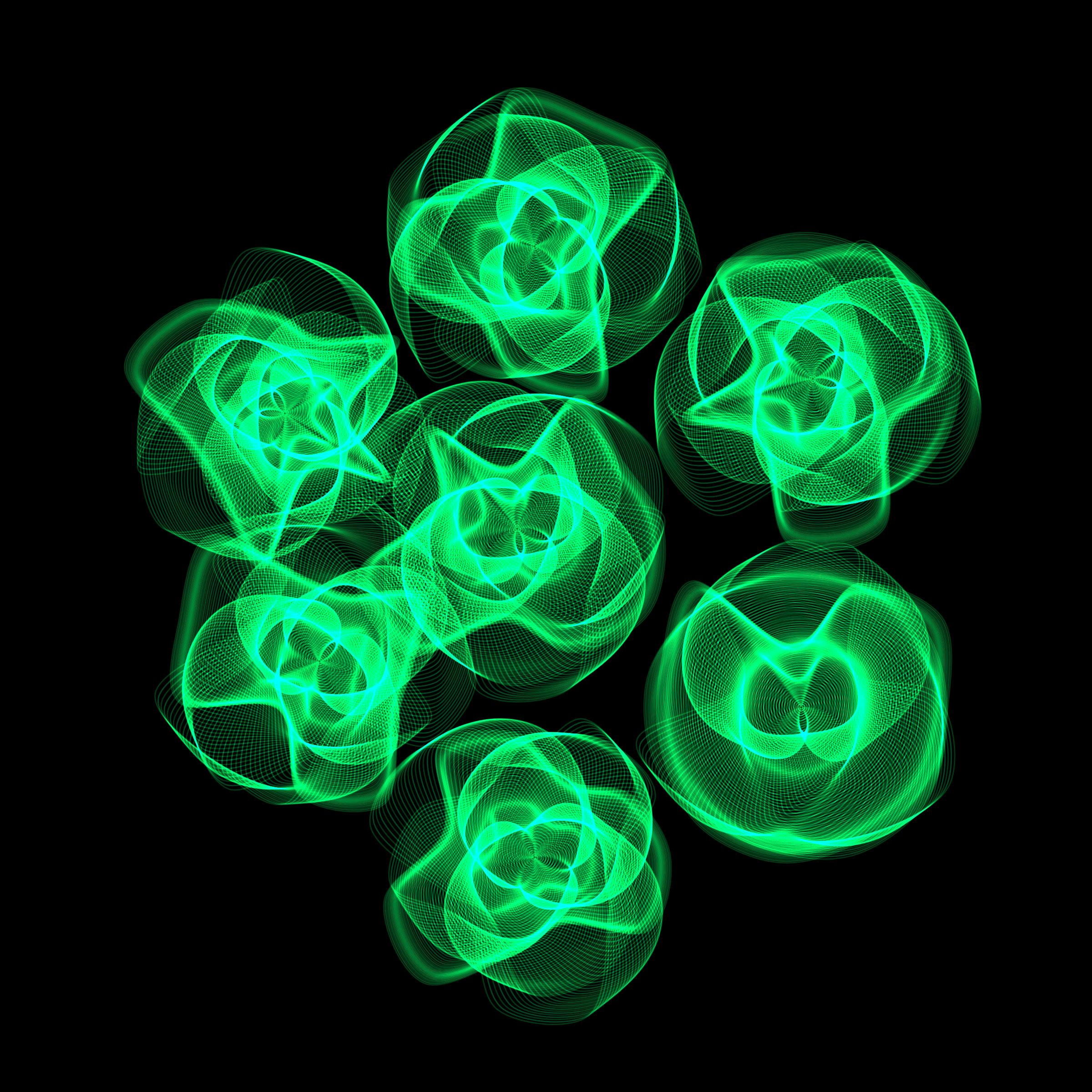 Art Blocks - Art Blocks v2 - Flowers #2981 - NFT # 116002981