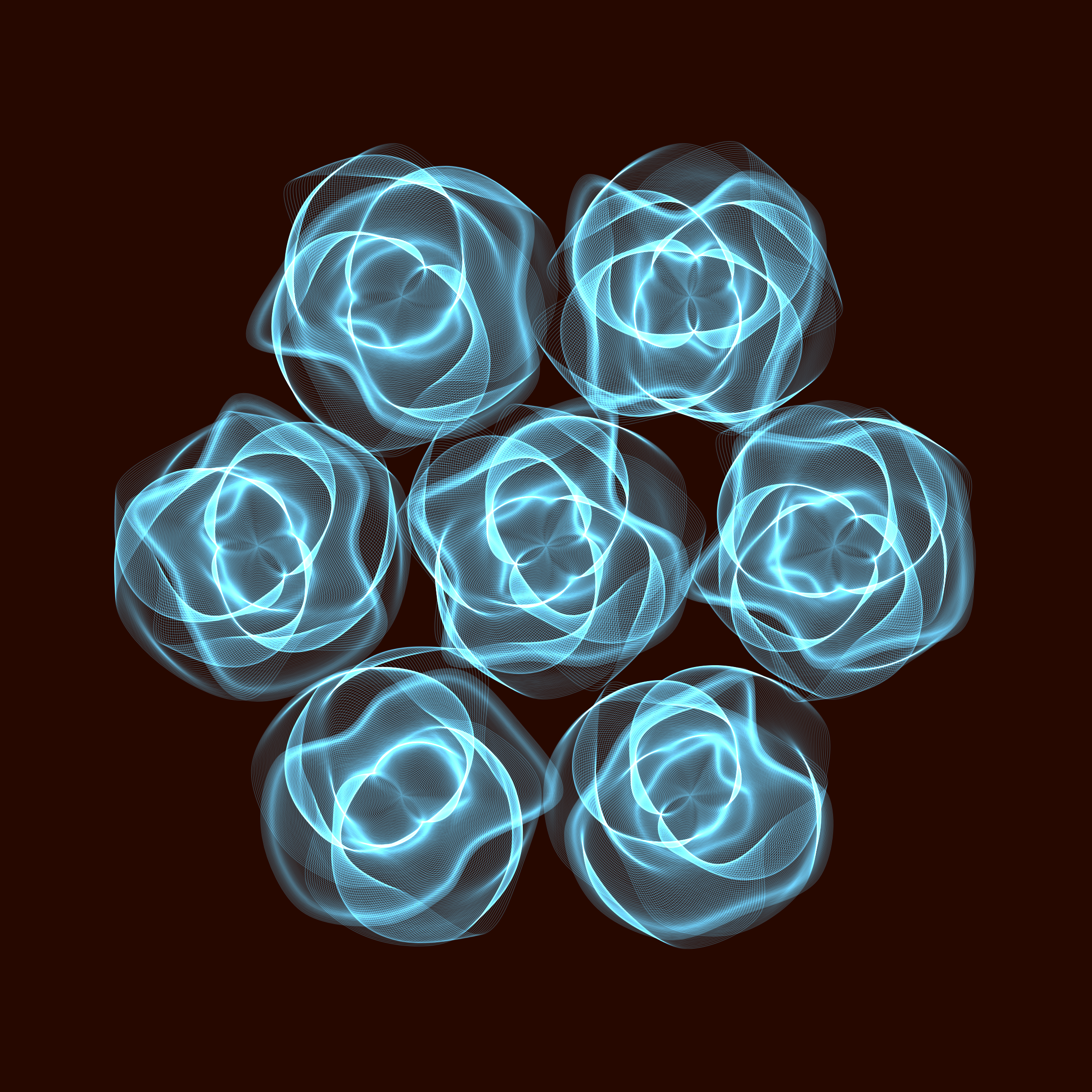 Art Blocks - Art Blocks v2 - Flowers #3012 - NFT # 116003012