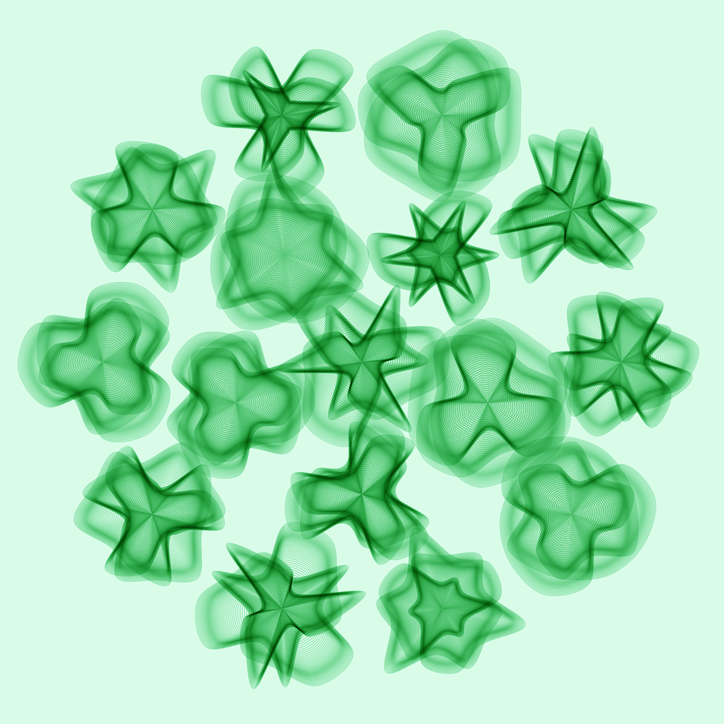 Art Blocks - Art Blocks v2 - Flowers #3016 - NFT # 116003016