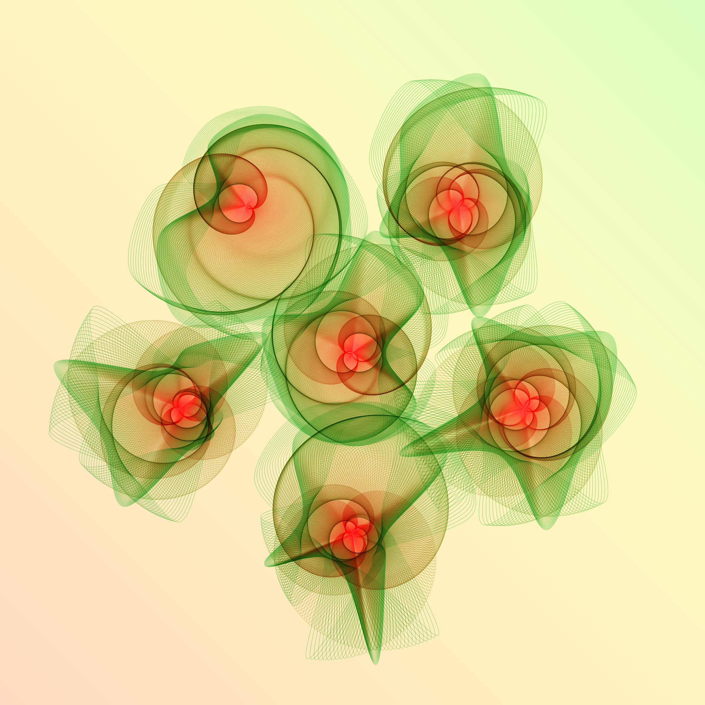 Art Blocks - Art Blocks v2 - Flowers #3026 - NFT # 116003026