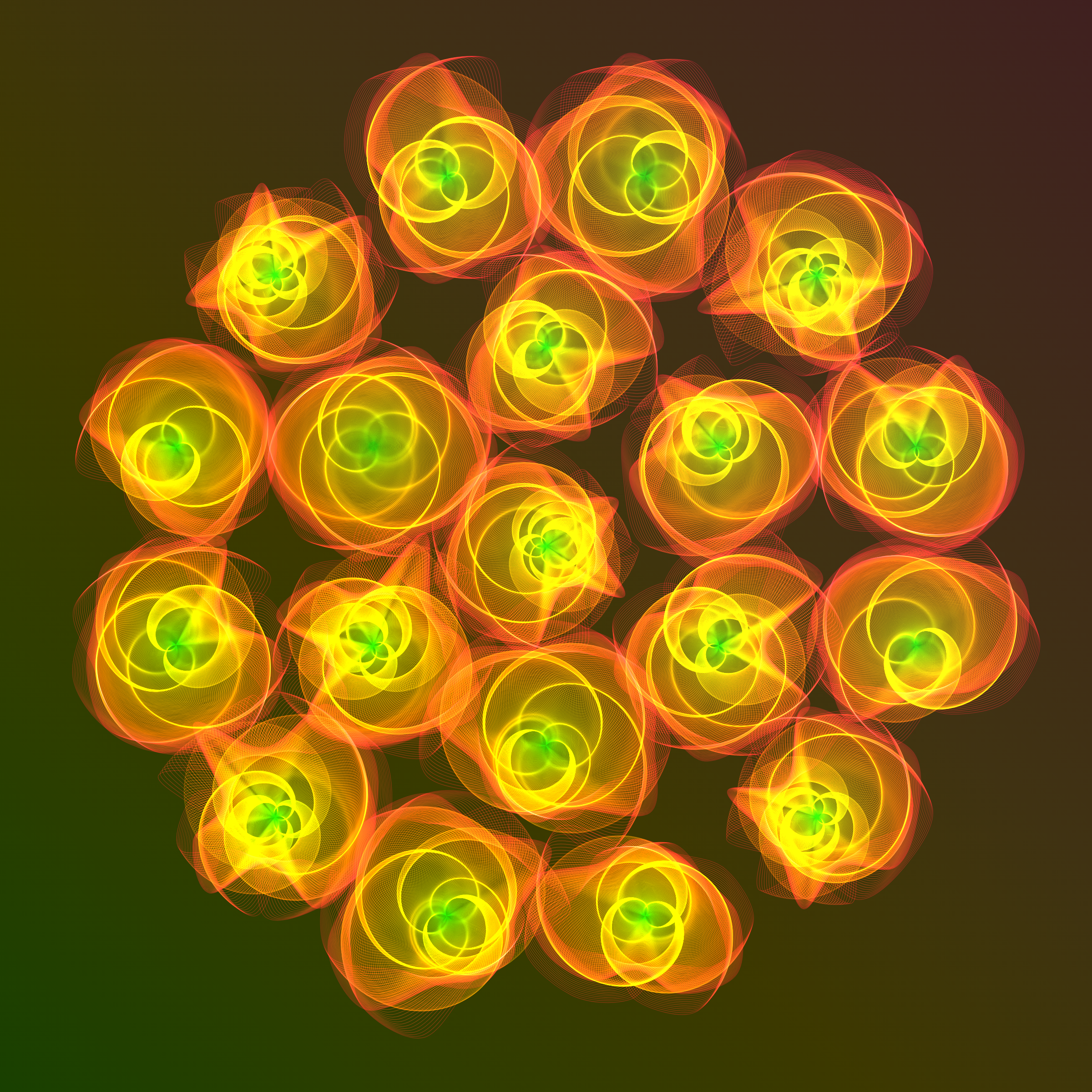 Art Blocks - Art Blocks v2 - Flowers #3029 - NFT # 116003029