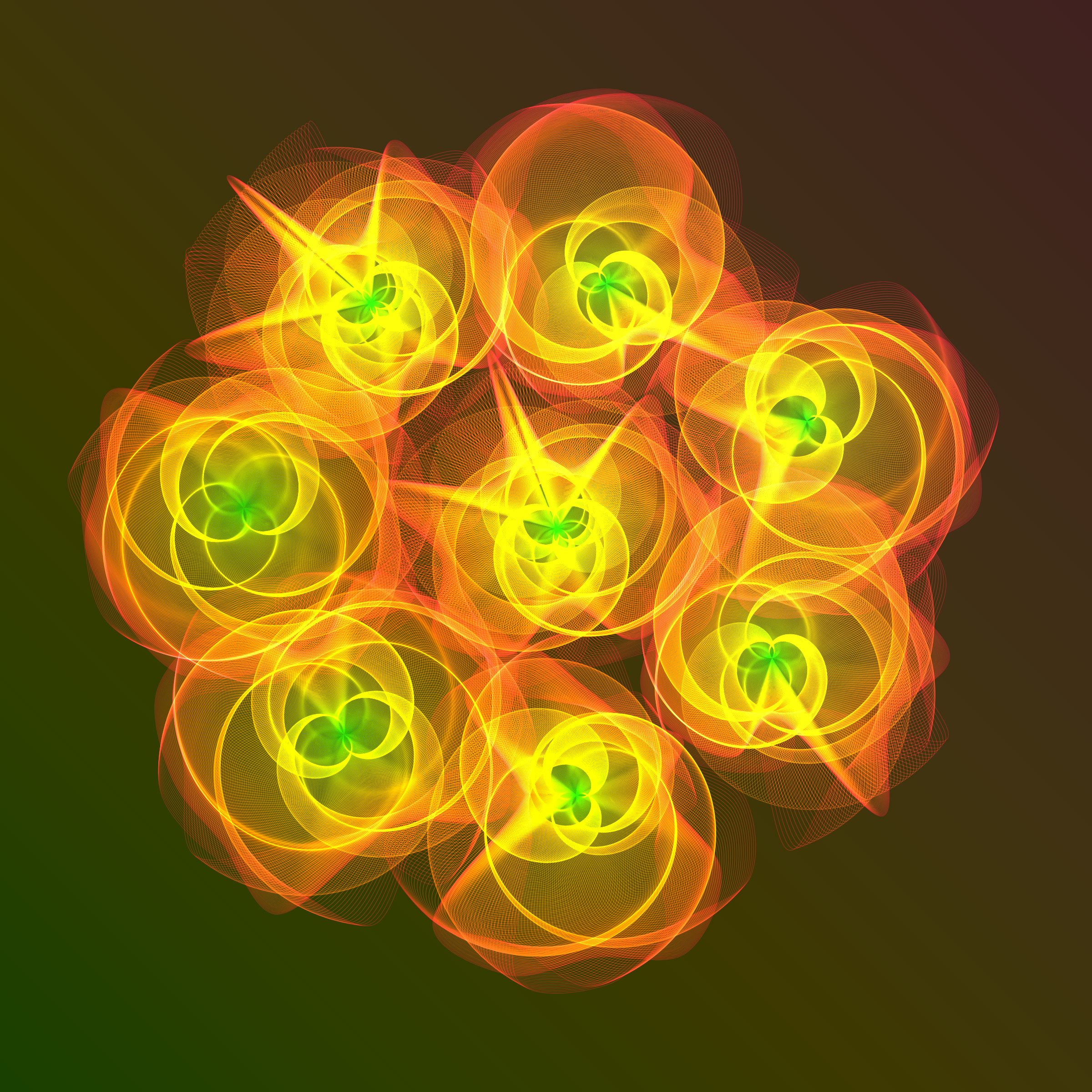 Art Blocks - Art Blocks v2 - Flowers #3036 - NFT # 116003036