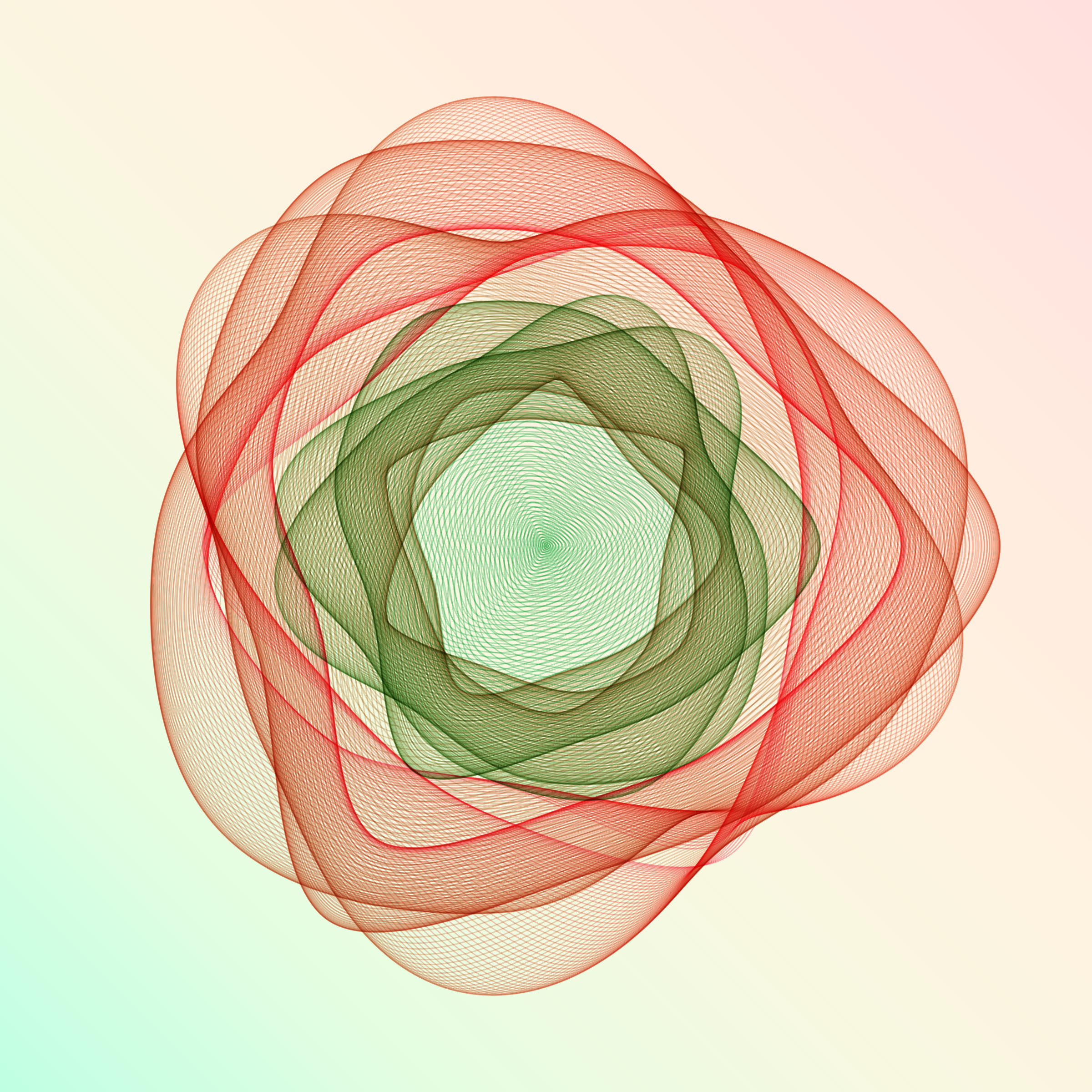 Art Blocks - Art Blocks v2 - Flowers #3039 - NFT # 116003039