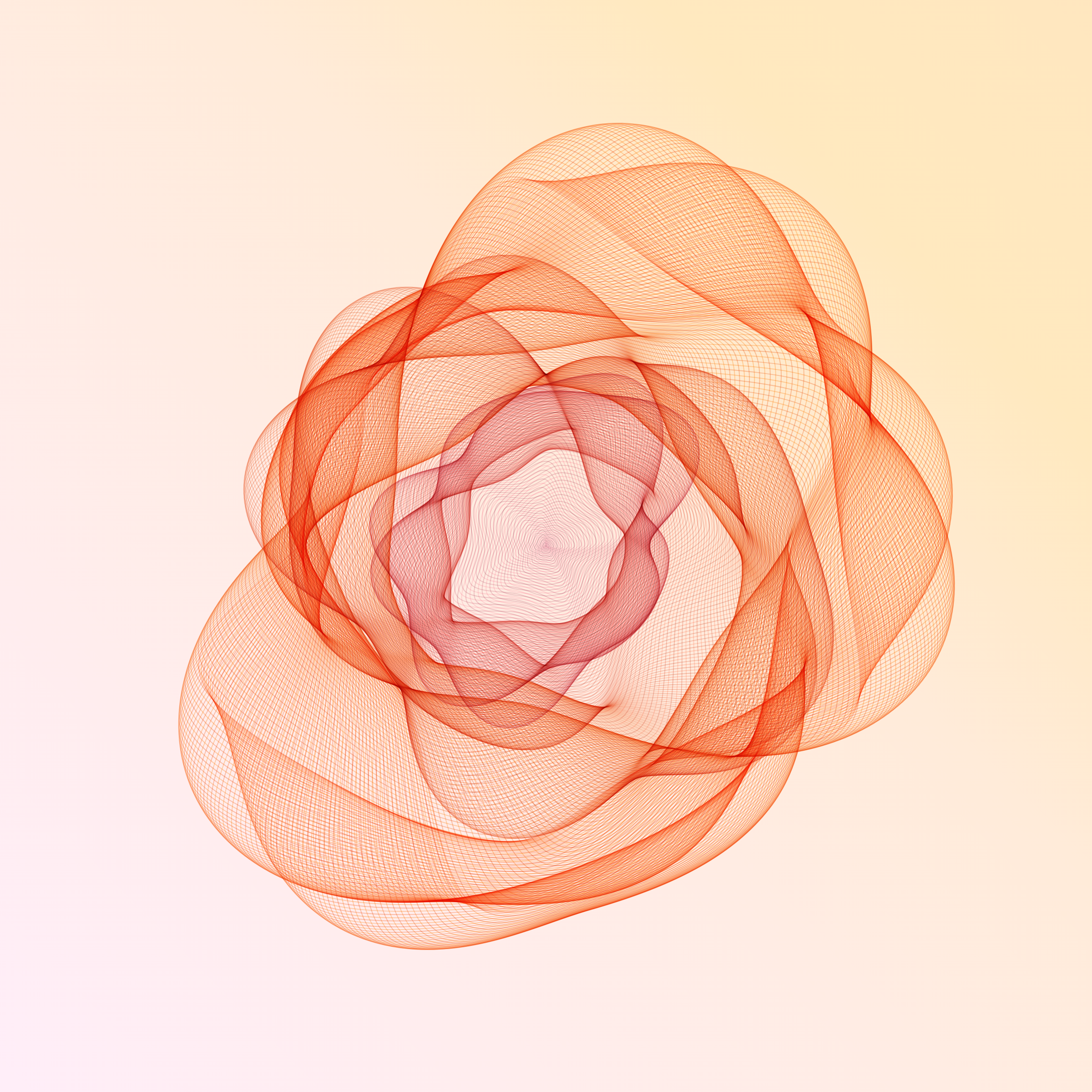 Art Blocks - Art Blocks v2 - Flowers #3043 - NFT # 116003043