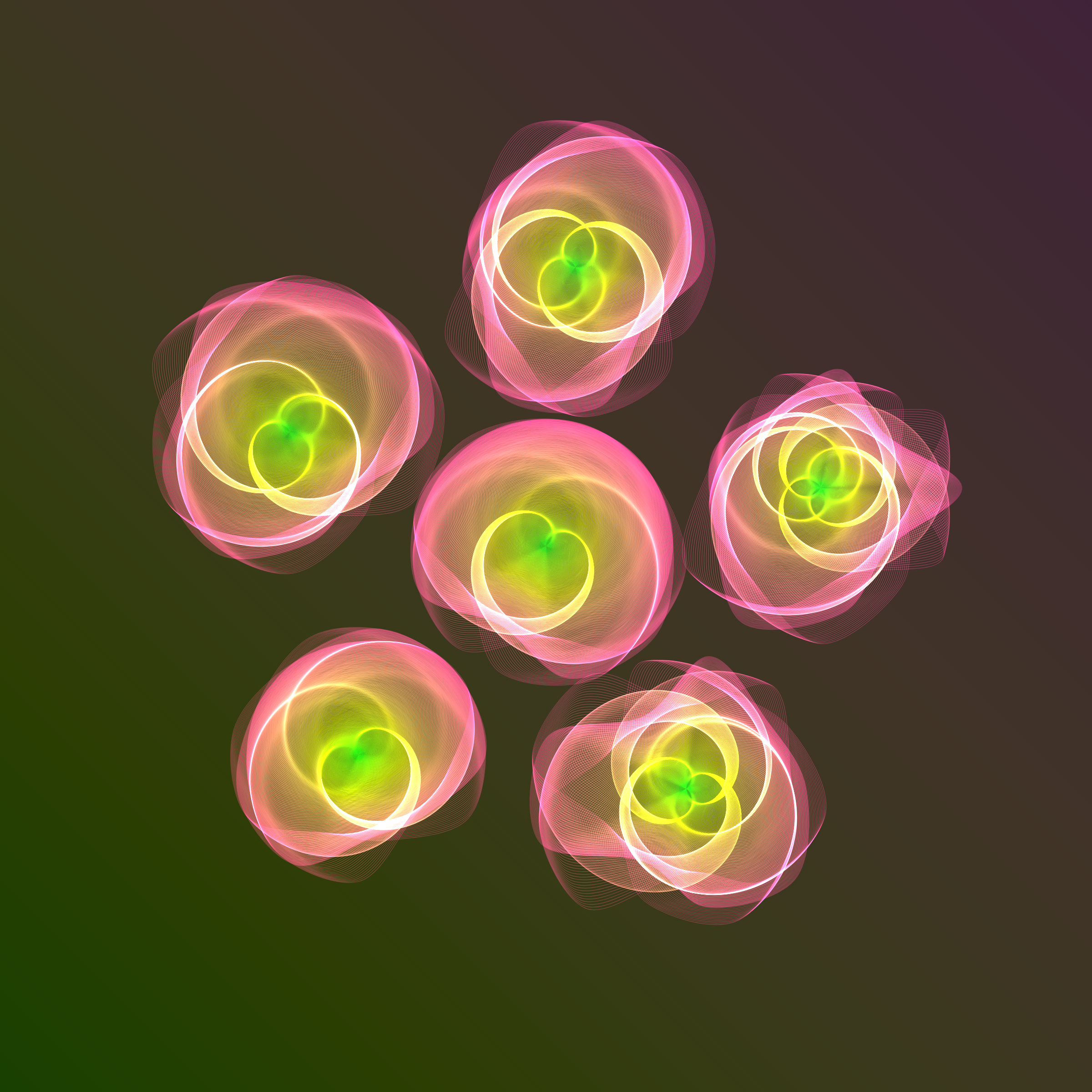 Art Blocks - Art Blocks v2 - Flowers #3068 - NFT # 116003068