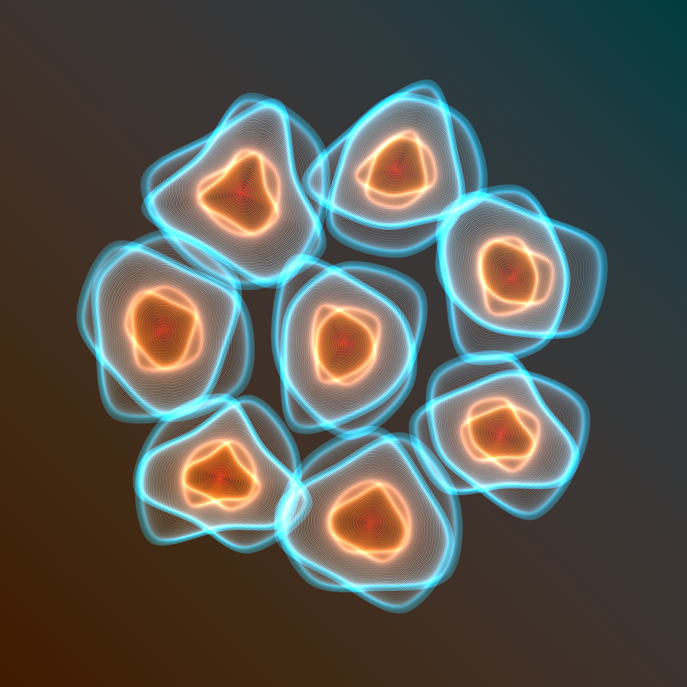 Art Blocks - Art Blocks v2 - Flowers #3075 - NFT # 116003075