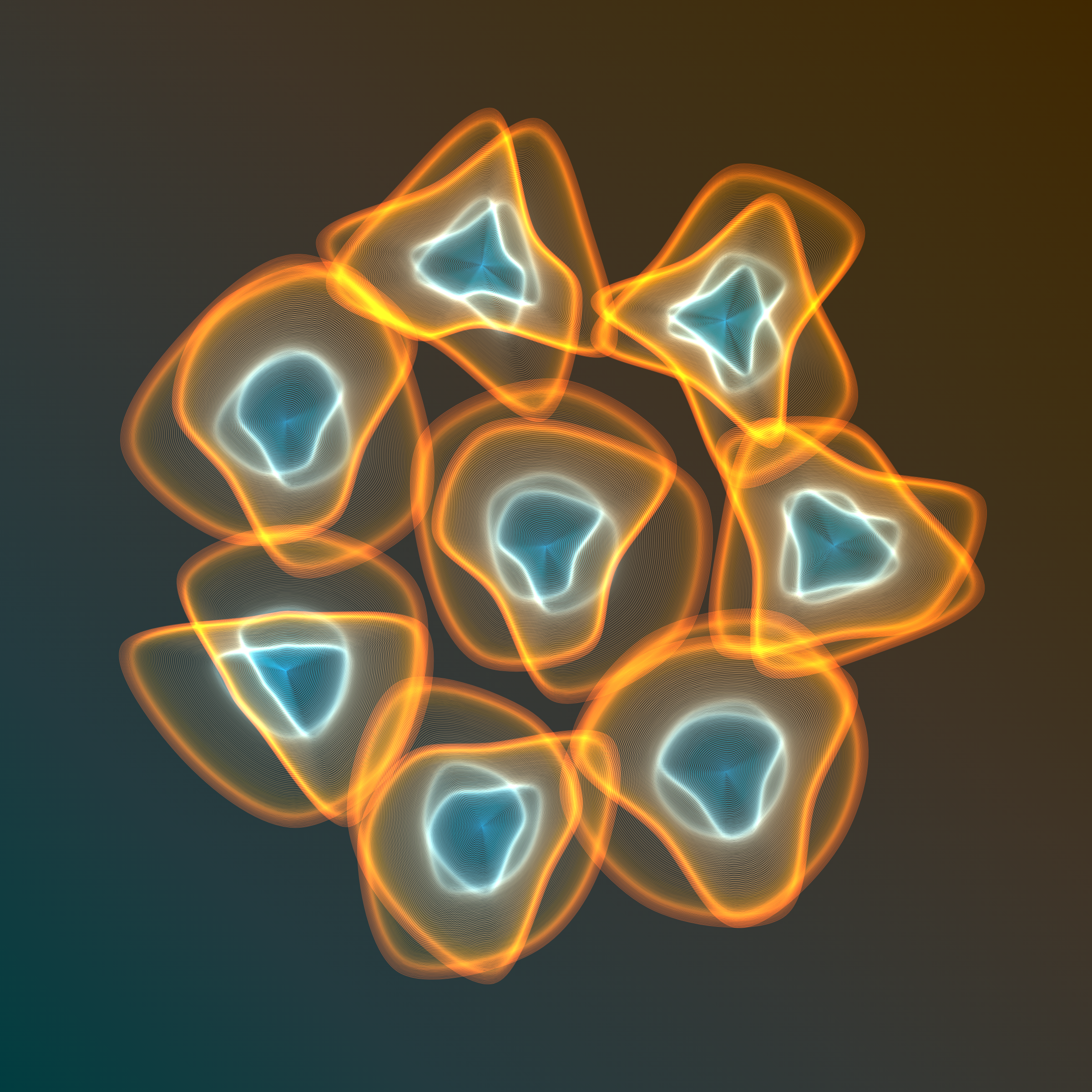 Art Blocks - Art Blocks v2 - Flowers #3080 - NFT # 116003080