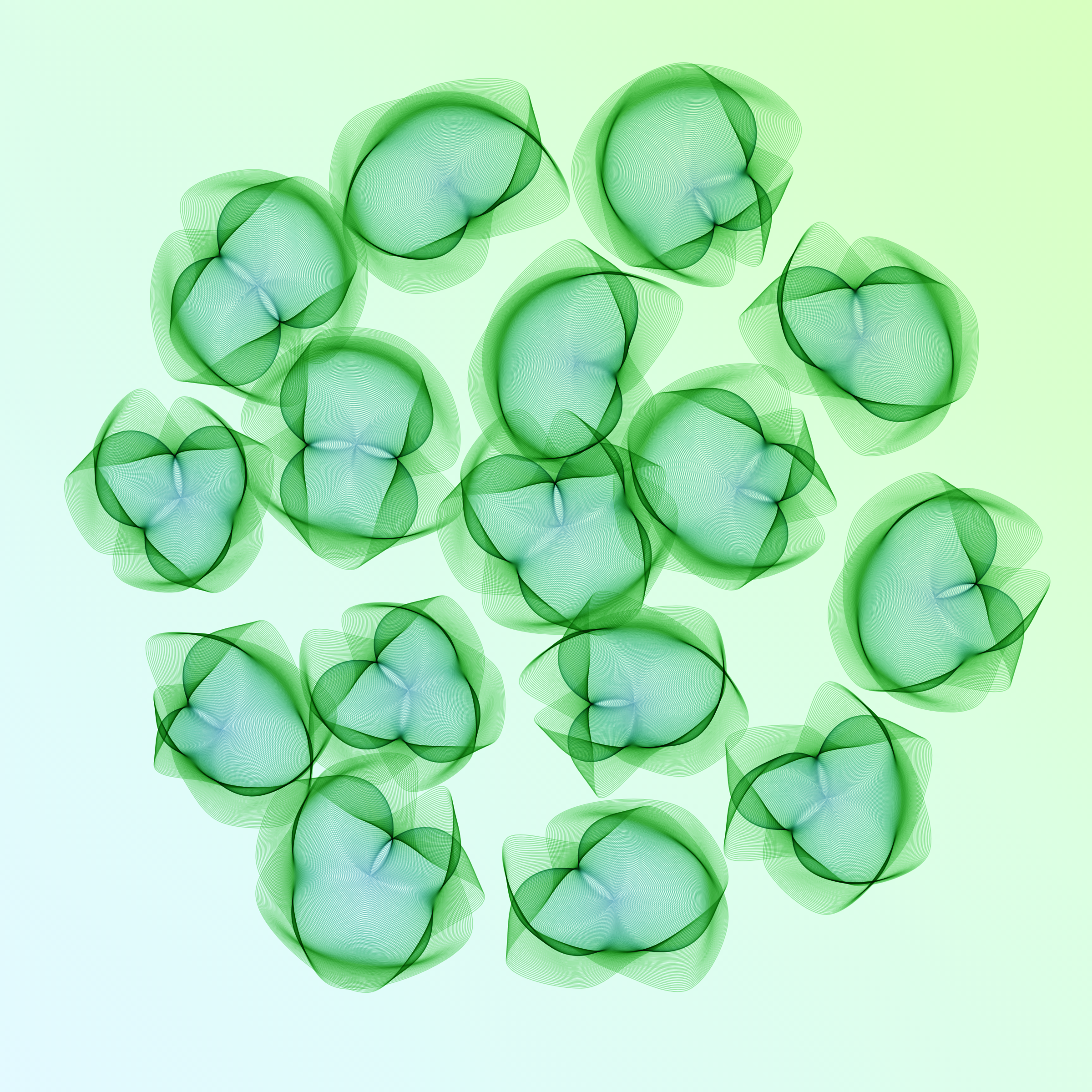 Art Blocks - Art Blocks v2 - Flowers #3083 - NFT # 116003083