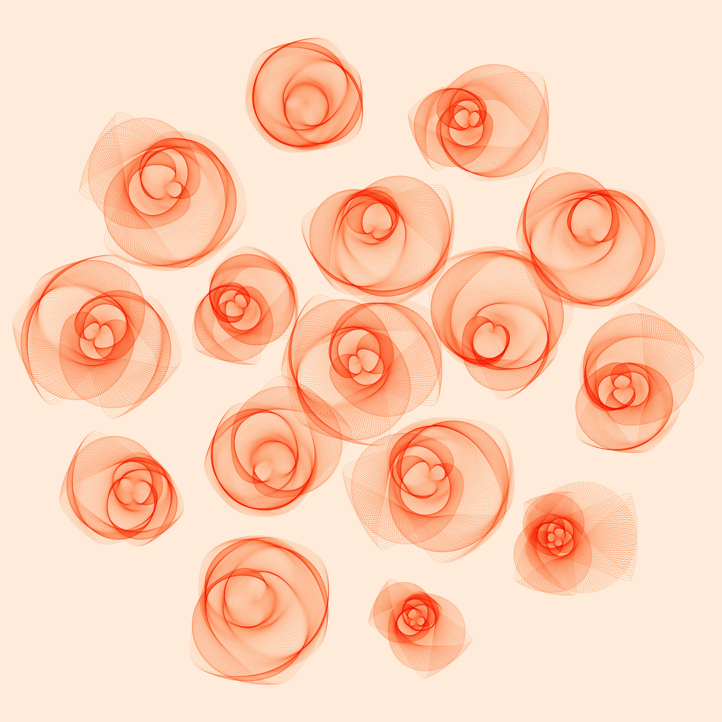 Art Blocks - Art Blocks v2 - Flowers #3087 - NFT # 116003087