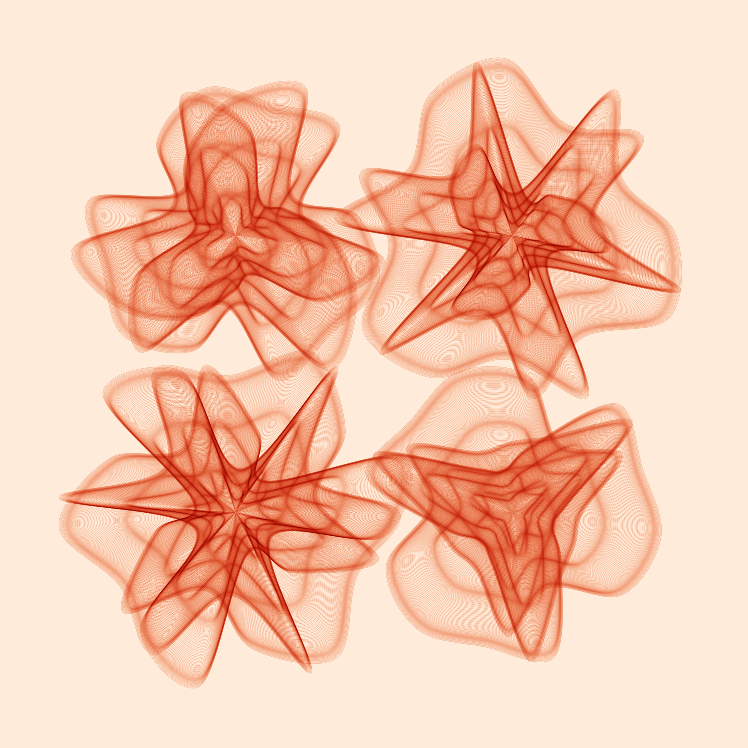 Art Blocks - Art Blocks v2 - Flowers #3093 - NFT # 116003093