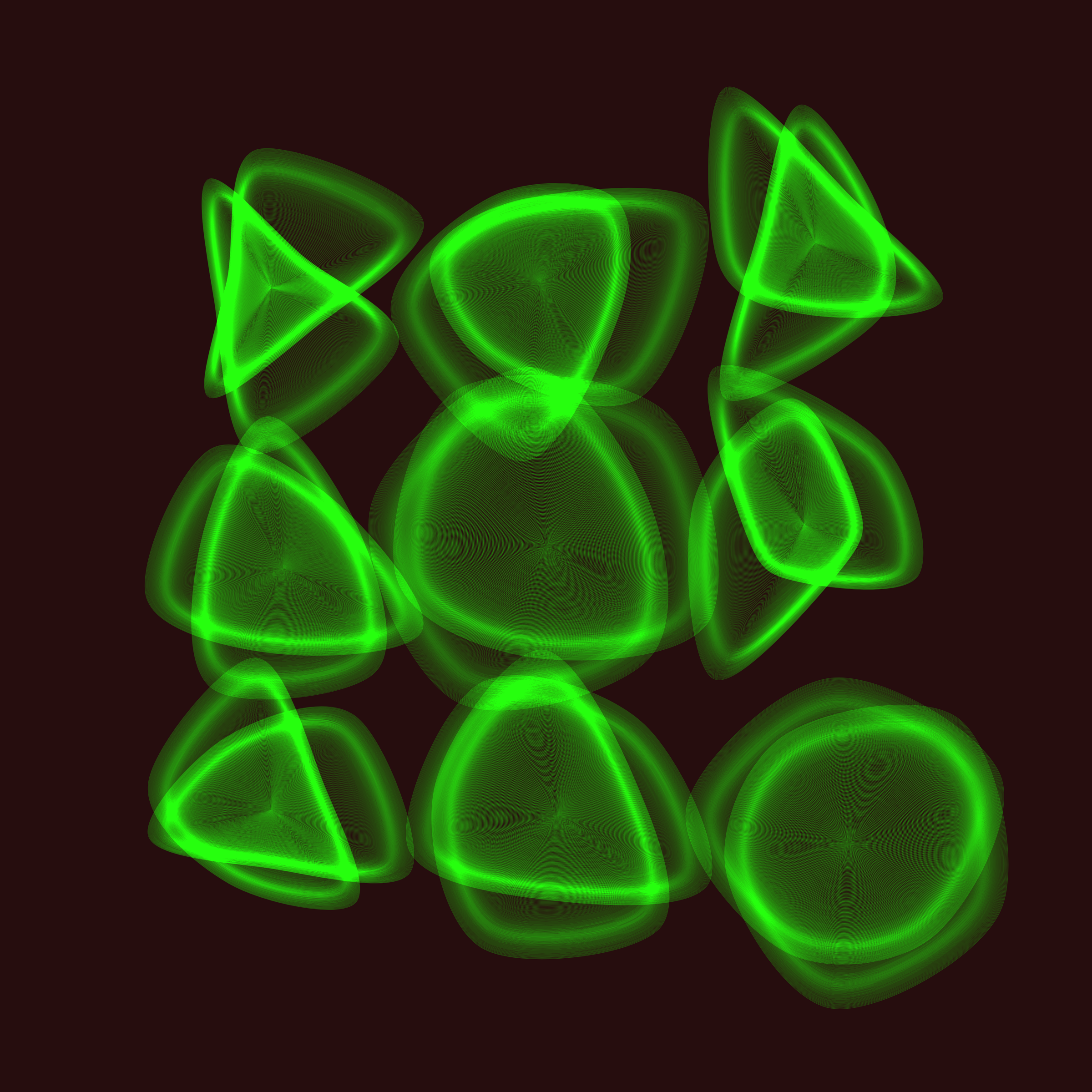 Art Blocks - Art Blocks v2 - Flowers #3095 - NFT # 116003095