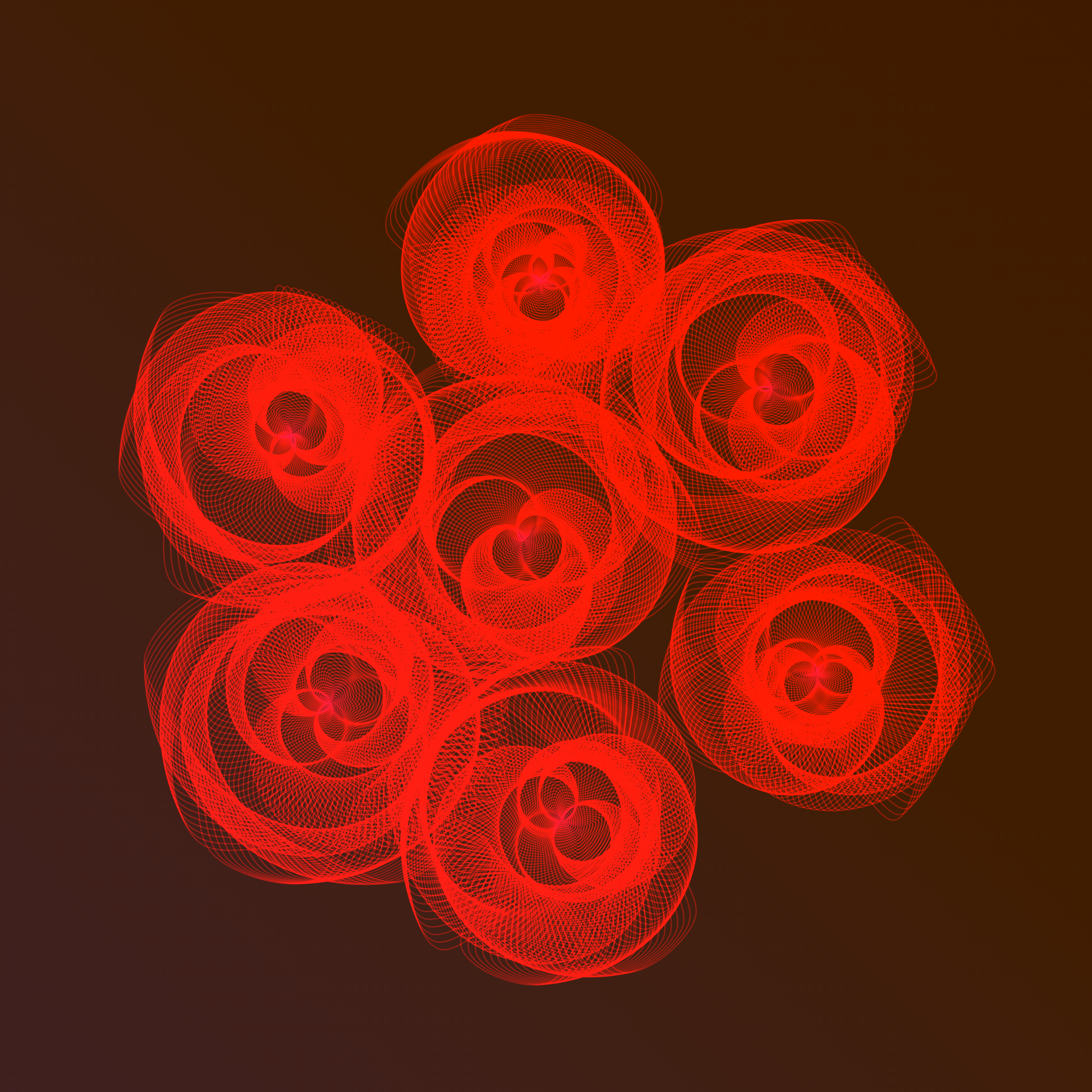 Art Blocks - Art Blocks v2 - Flowers #3102 - NFT # 116003102